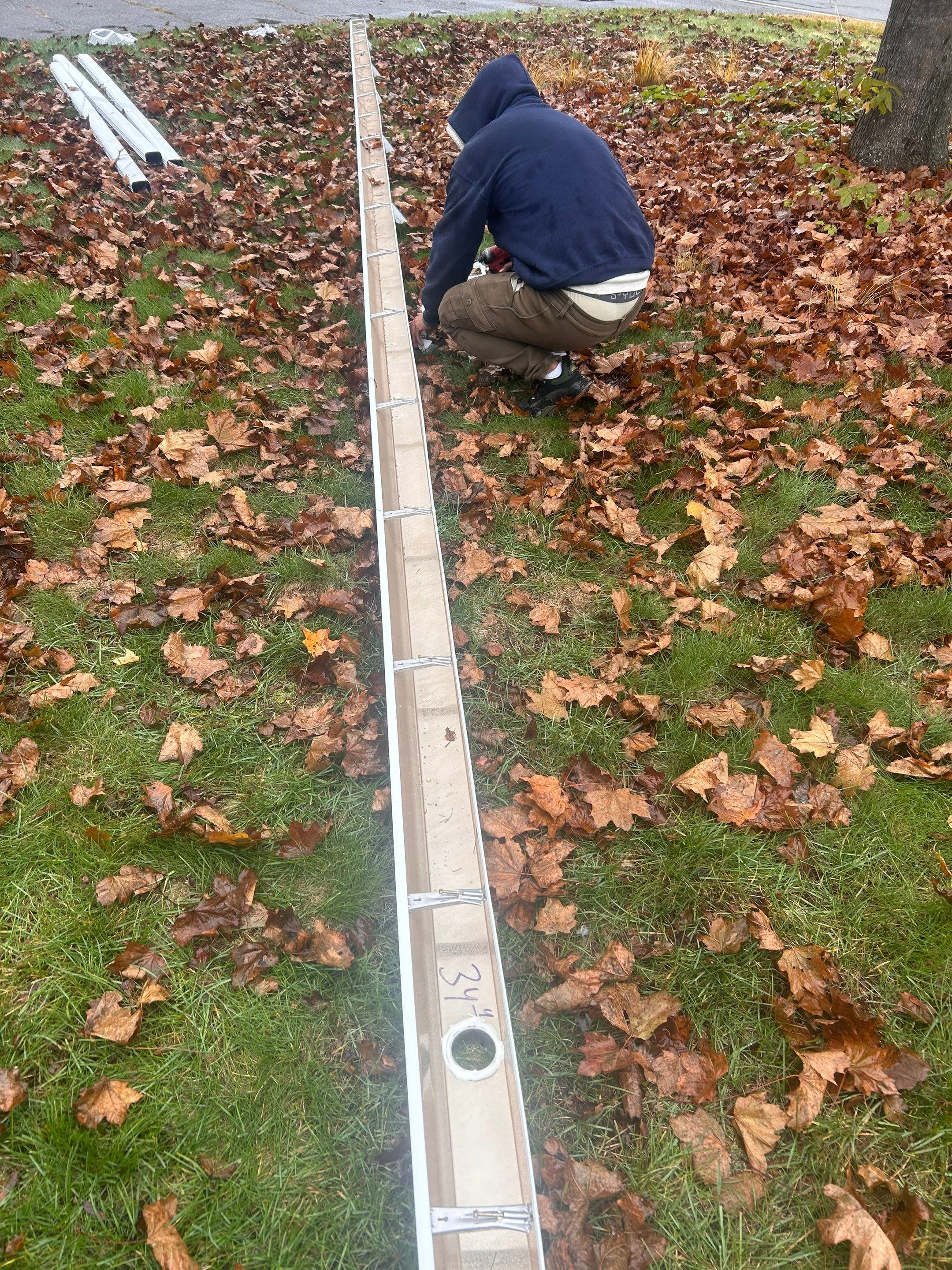 Groton Gutter Replacement - Front & Back Main Home by Mighty Dog Roofing of Greater Middlesex County