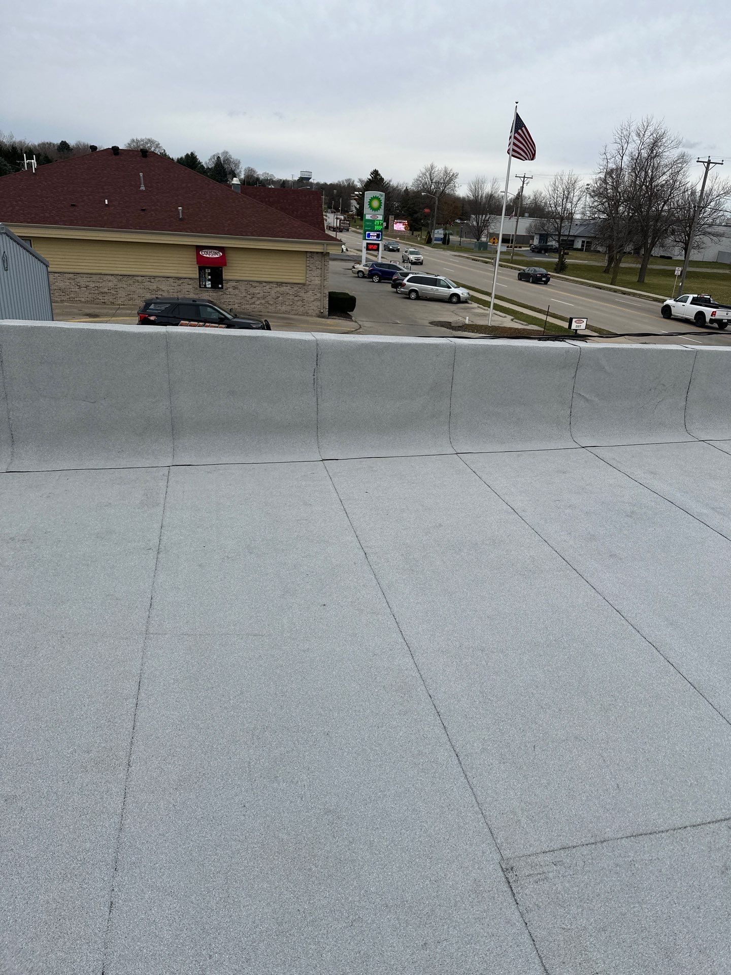 Commercial Roofing using Certainteed Flintastic Self Adhered by Stendahl Services