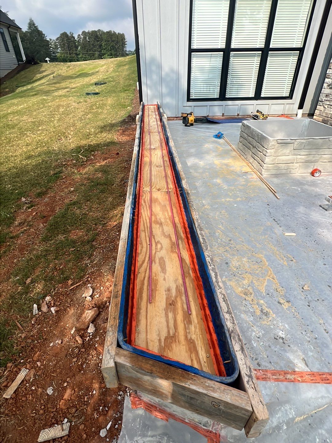 Stamped Concrete Patio by Xtreme Concrete Services