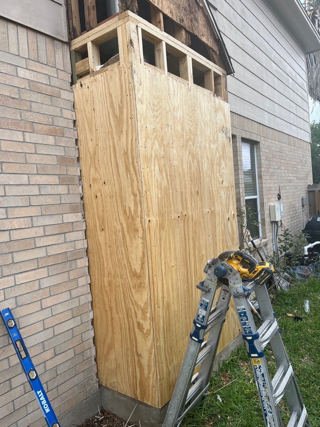 Chimney looks good but its BAD! by Bayfront Roofing and Construction
