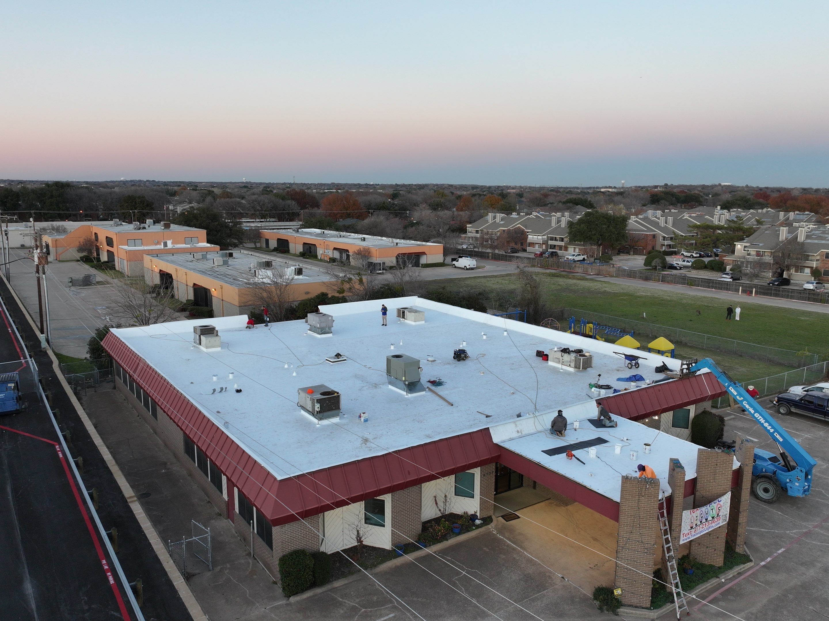 Commercial Roofing Installation using GAF Evergaurd TPO 60 Mil by Becker Roofing and Exteriors