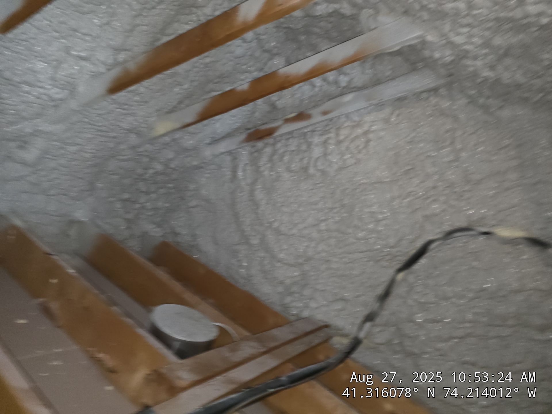 Attic Insulation using open cell spray foam by NYS Foam & Energy