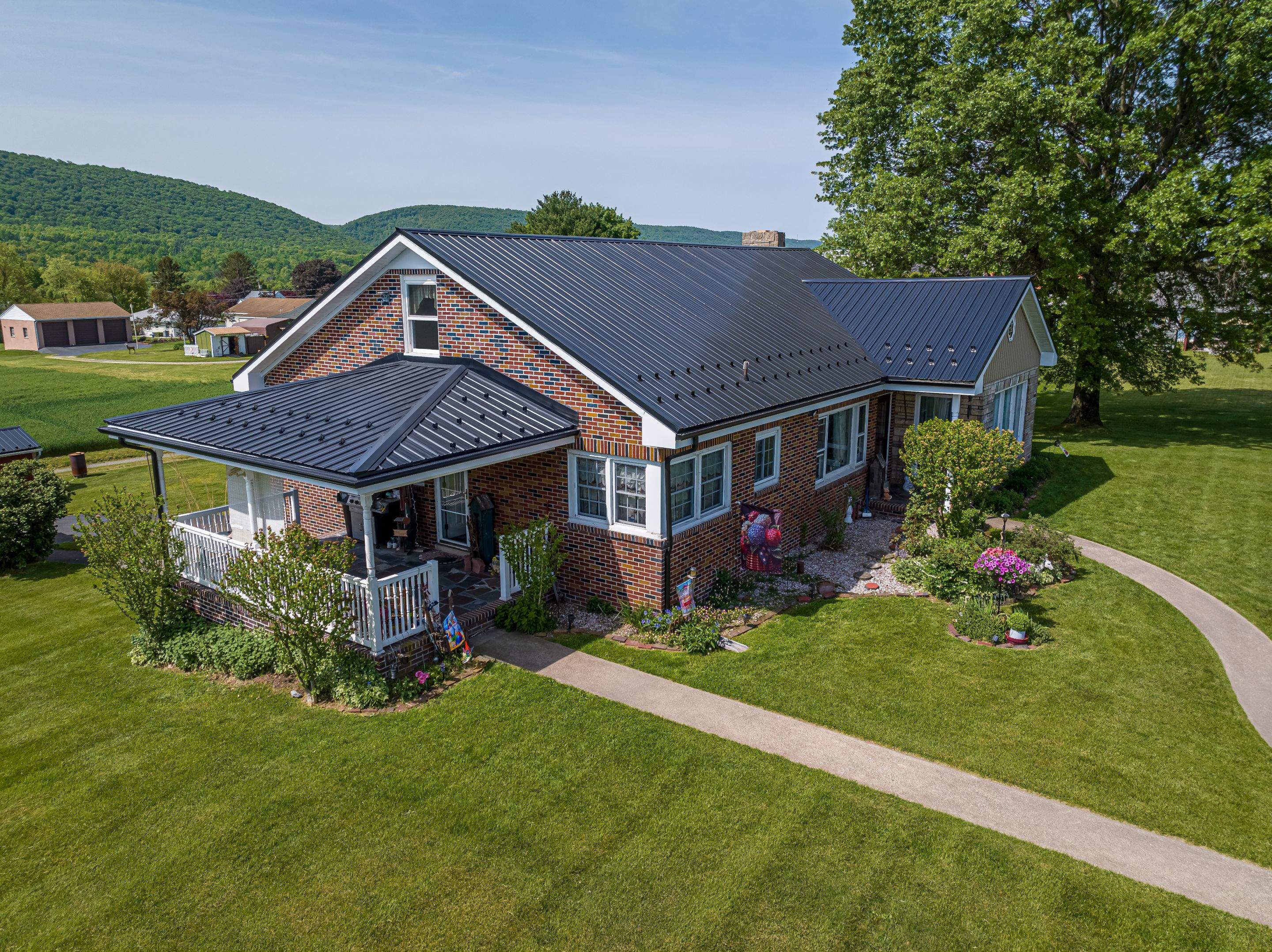 Metal Roof -Black by Esh Builders