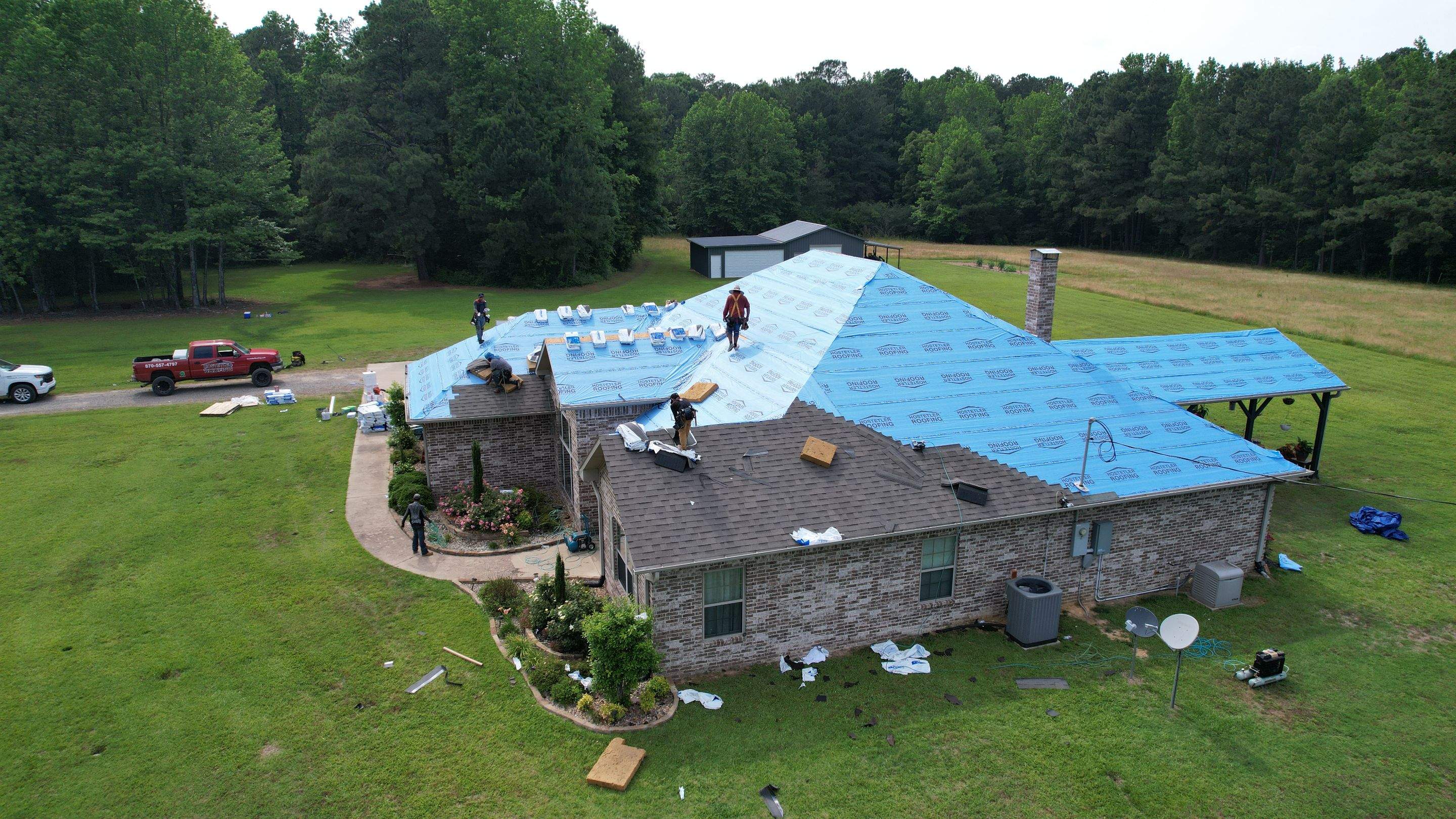 Storm Restoration Reroof: 40 Year Impact Rated Architectural Shingles by Hostetler Roofing