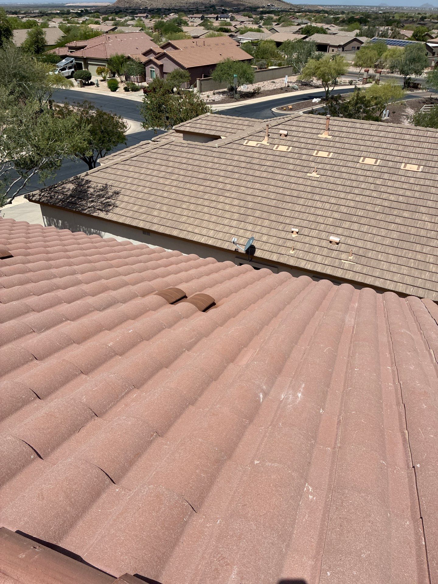 Tile Reset using Concrete Tiles in Gold Canyon by Weather-Tite Roofing