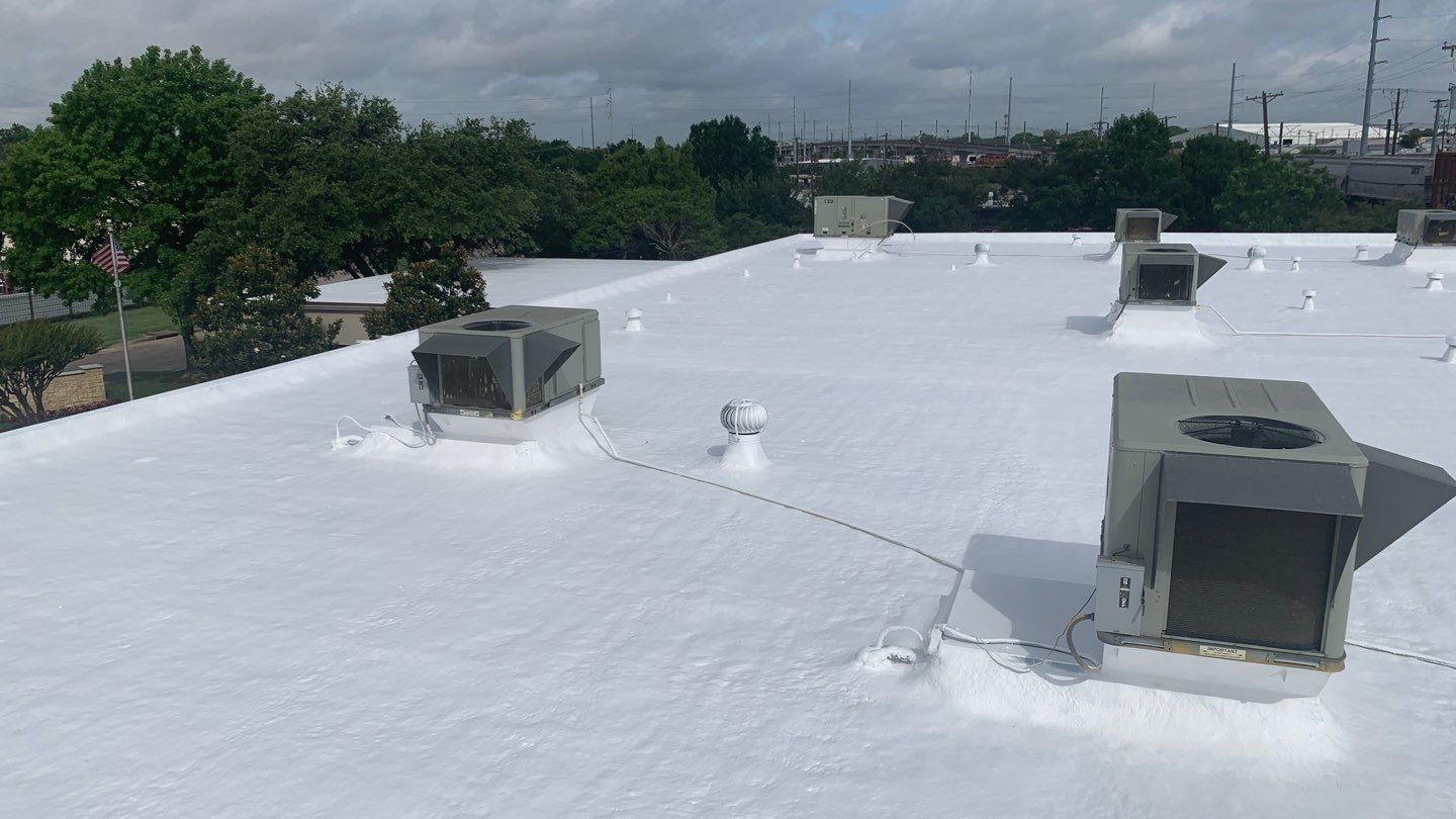 Foam & Metal Roof Restoration – Thermo Sensors (Garland, TX) by All Star Roofing LLC
