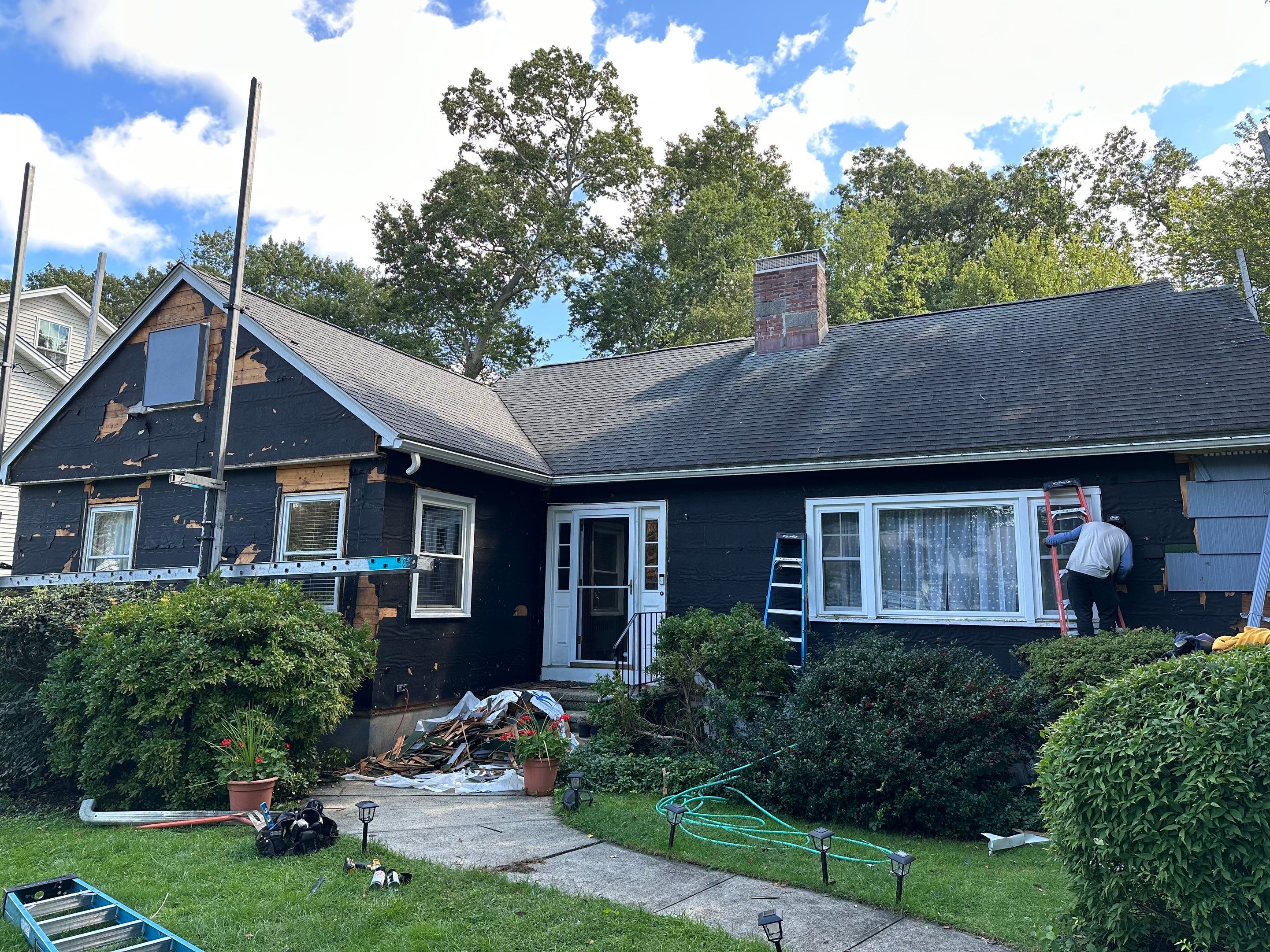 Siding Installation using Certainteed Monogram Flagstone by A Plus Exterior