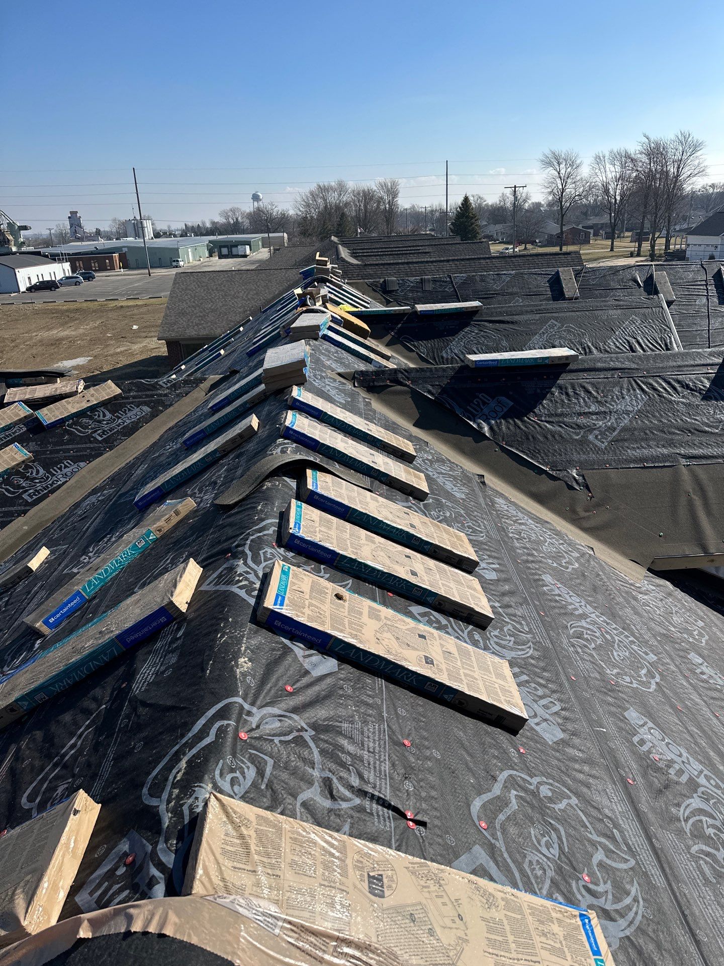 Residential Roofing Installation using CertainTeed Landmark Weathered Wood by Nitro Roofing and Construction
