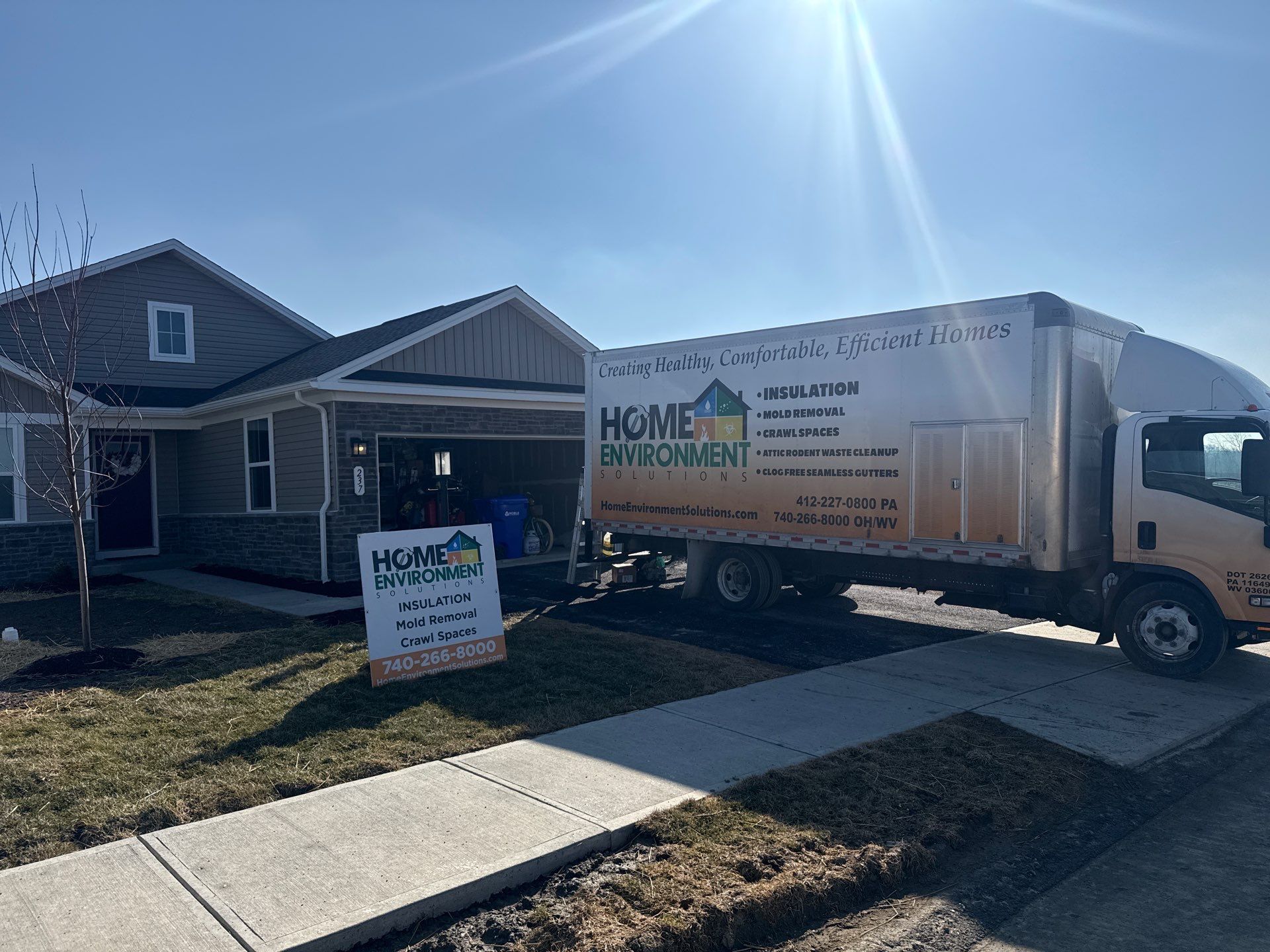 Making a garage more comfortable in Oakdale, PA 15071 by Home Environment Solutions
