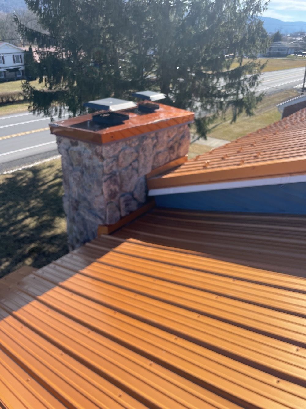 New Copper Metal Roof by Starway Roof Systems