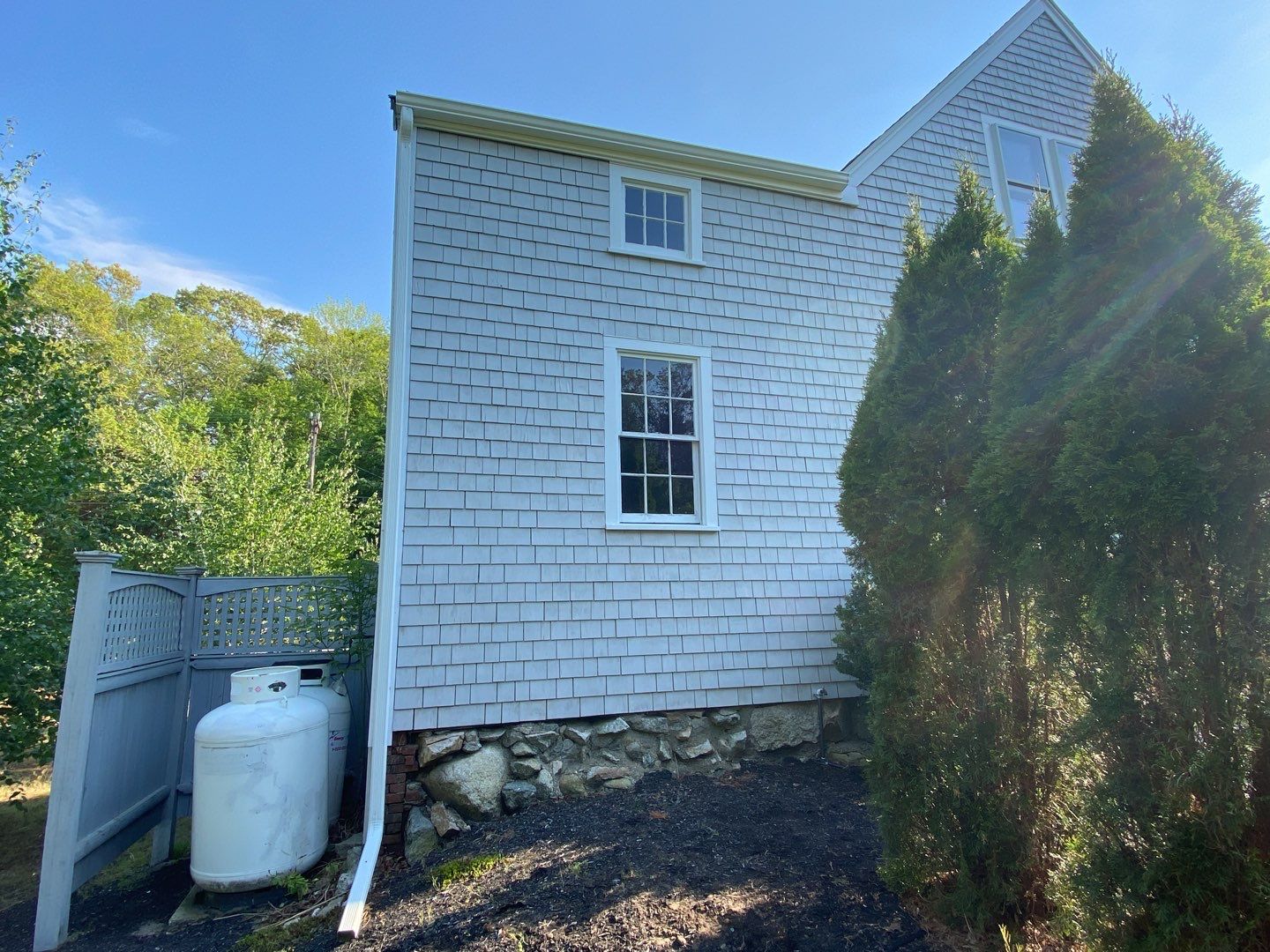 Gutter Installation using Two Styles of Gutter in Duxbury, MA by Gutter Pro Enterprises