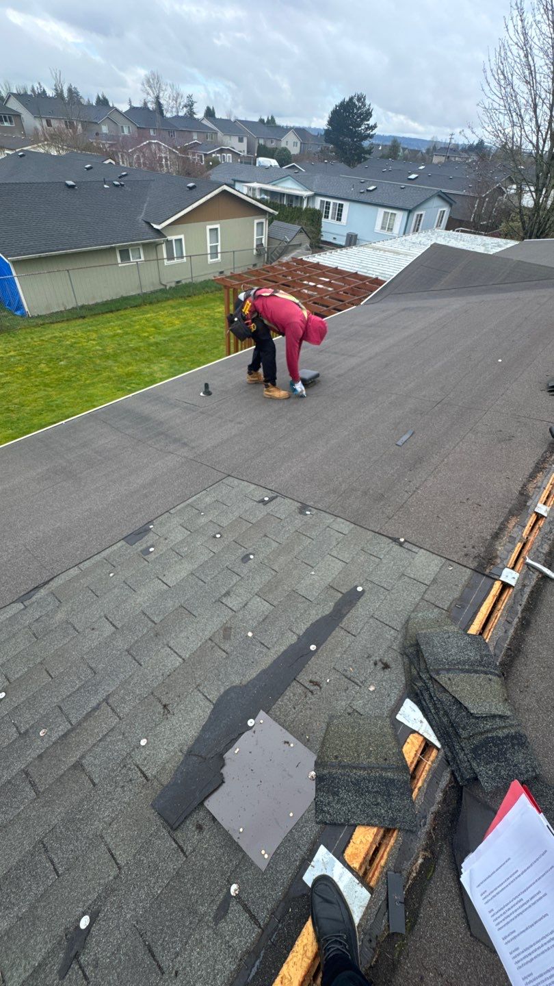 Residential Roofing Installation using GAF UHDZ Shingles by Roofing Formula LLC