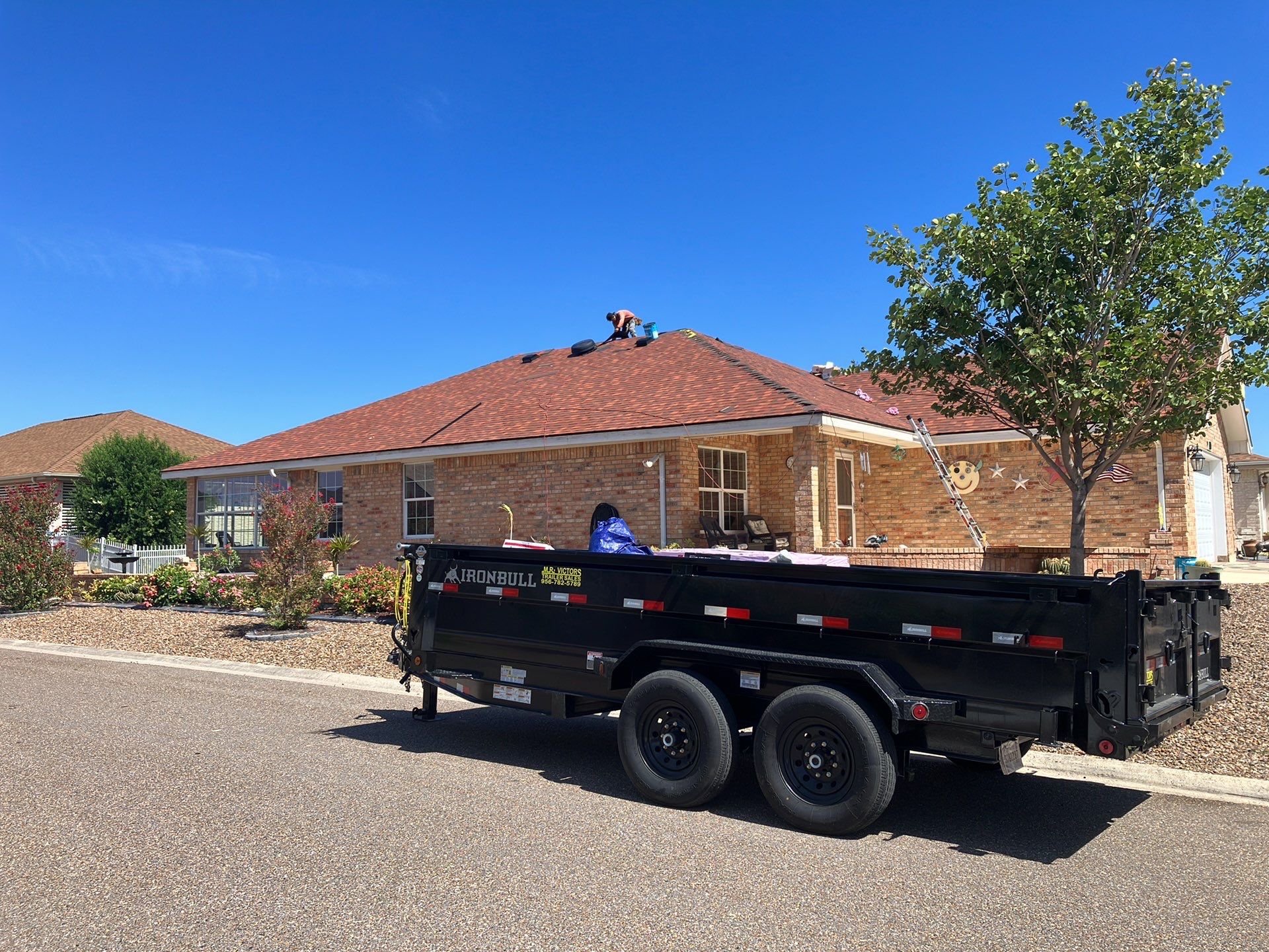 Mission Roof Project  by Bison Roofing  
