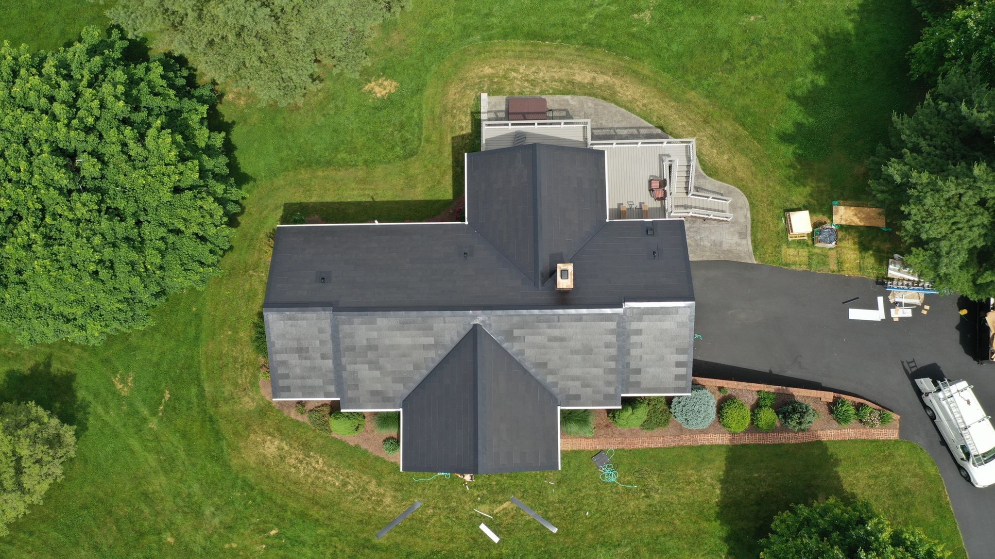 Tesla Solar Roof Installation by American Home Contractors