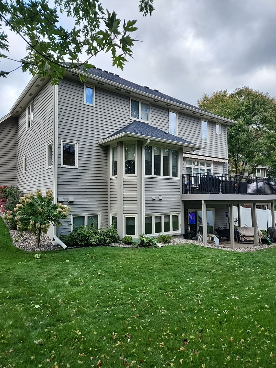 5" Gutters in Eden Prairie by Next Level Seamless Gutters / Exteriors Inc.