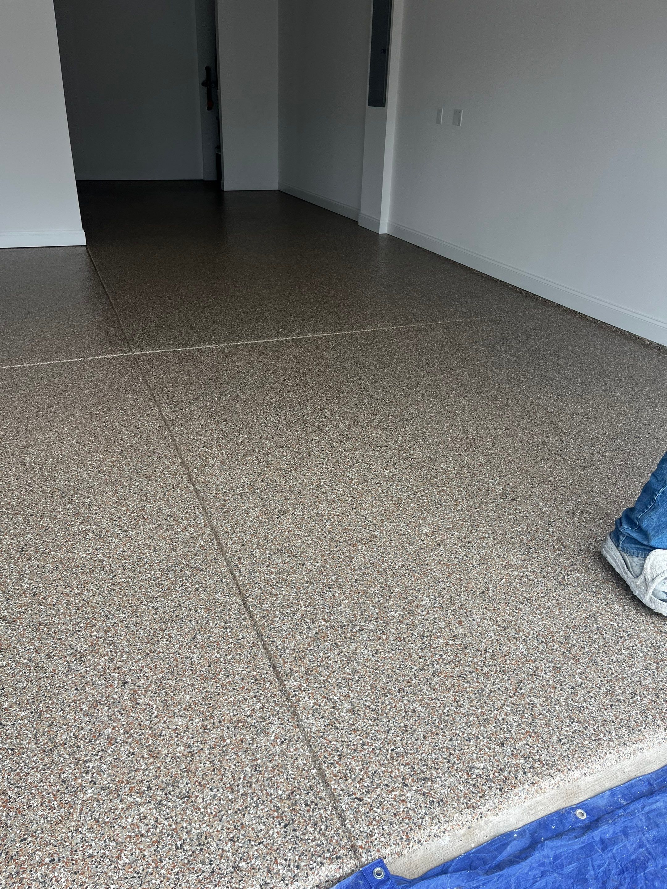 Garage Floor Coating using Waxwing by My Garage Floor Guys