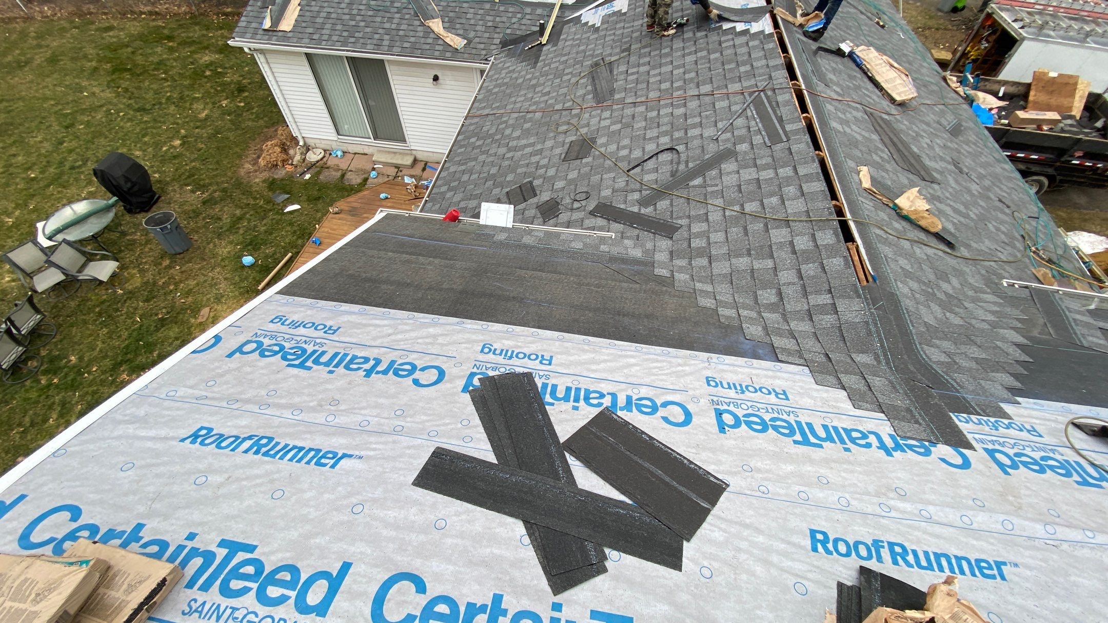 Roof Replacement using CertainTeed Landmark by 180 Contractors