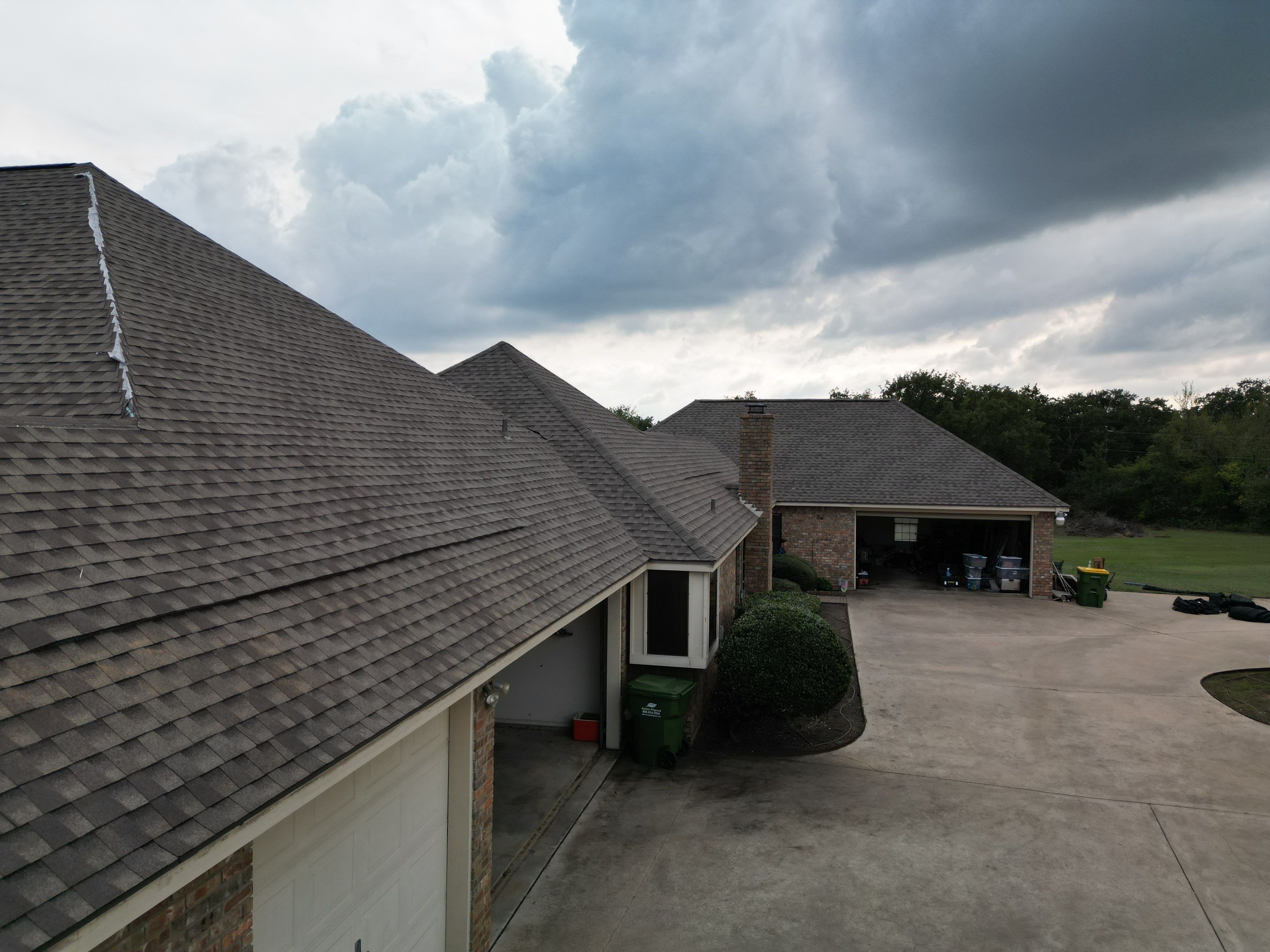 Rendon Forth Worth Texas Large Estate - Roofing Installation using GAF Timberline Armorsheild 2 Class 4 Impact Resistant Shingle System by First United Roofing & Construction