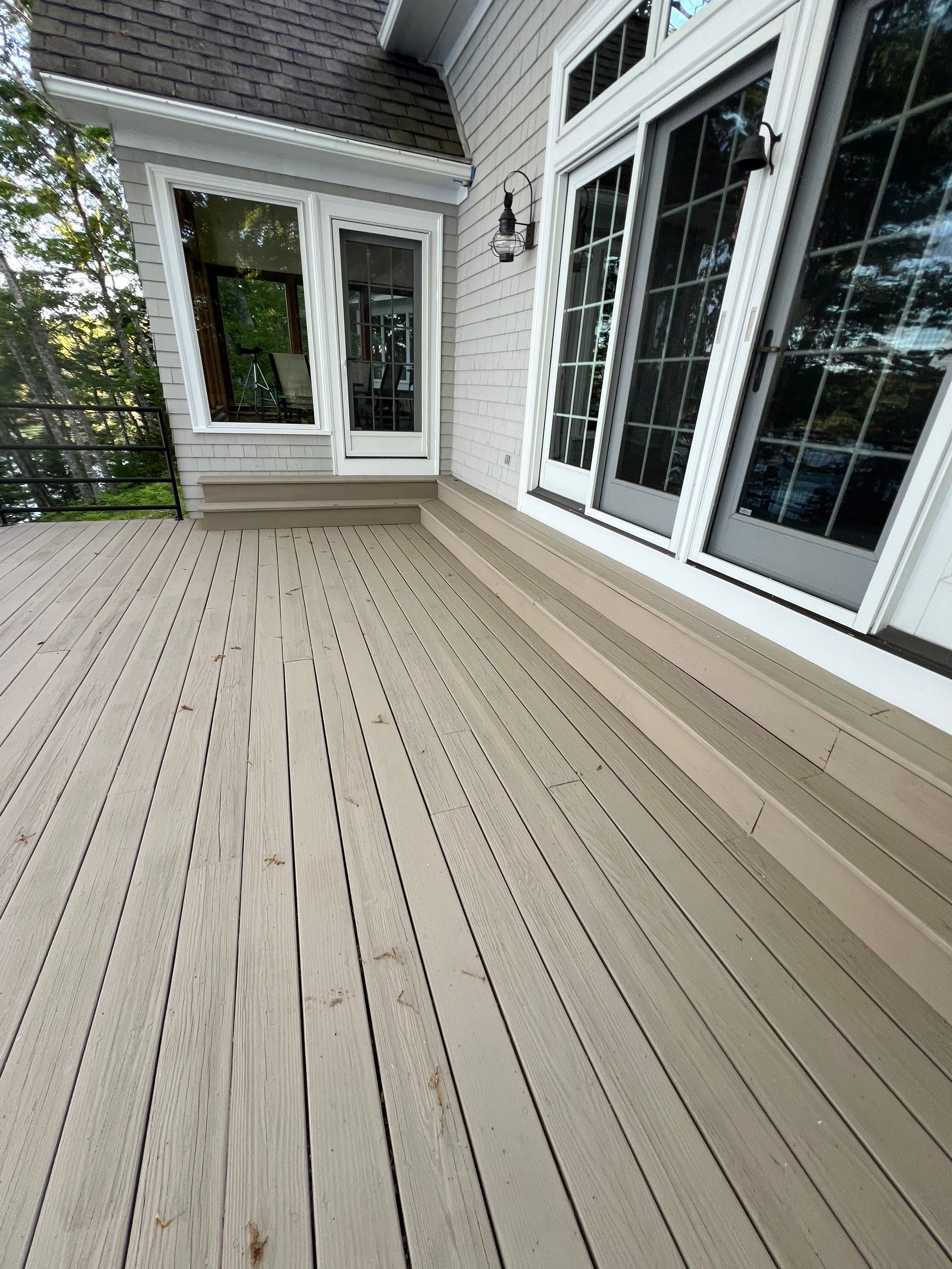 Exterior Painting and Siding Restoration for Boothbay Coastal Home by Picture Perfect Pro Painting