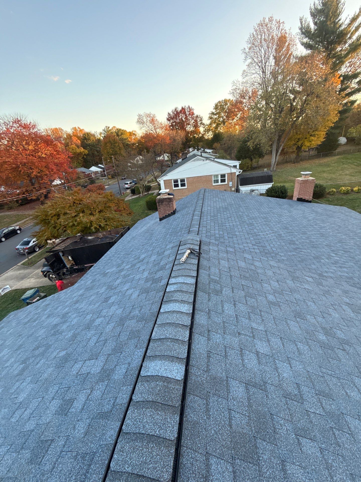Faifax : Residential Roof Replacement with CertainTeed Landmark Pro in Max Def Coastal Blue  by RM Banning, Inc.