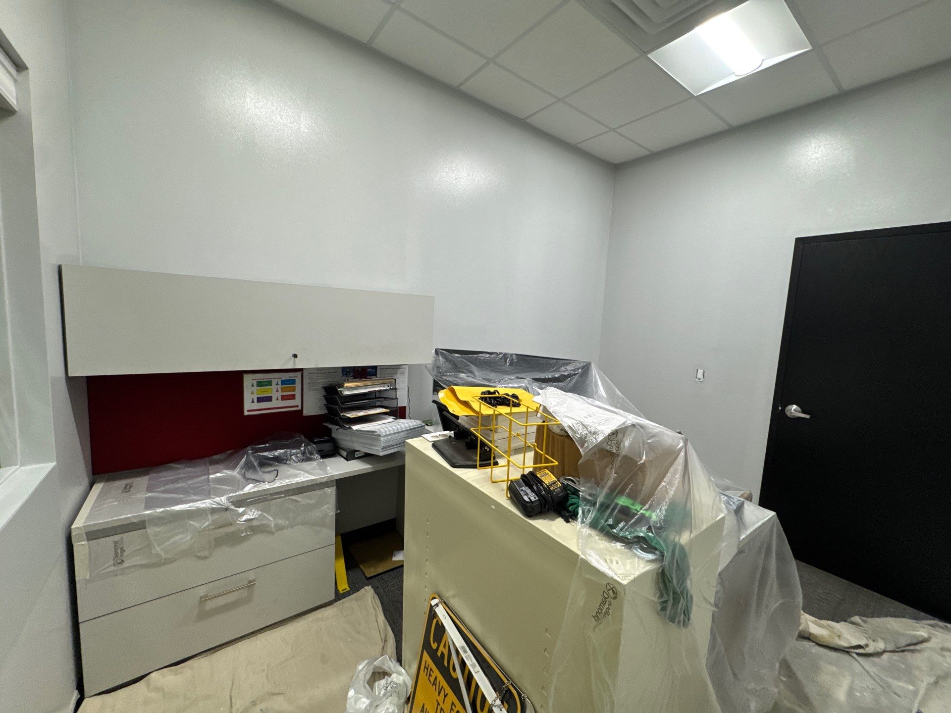 Commercial Interior Repaint Office & Warehouse by Midwest Paint LLC