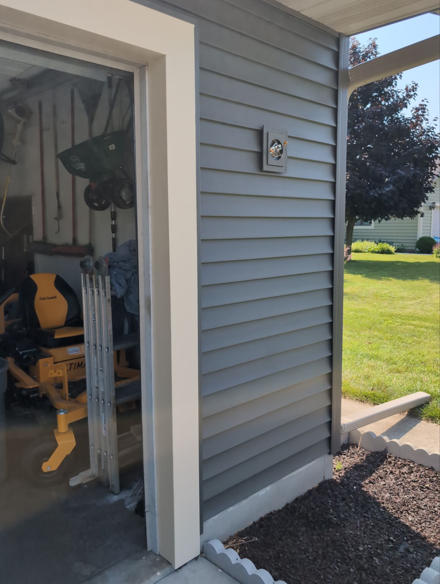 Bye Bye Cedar Siding ! Hello Misty Shadow!  by Gellings Roofing & Siding