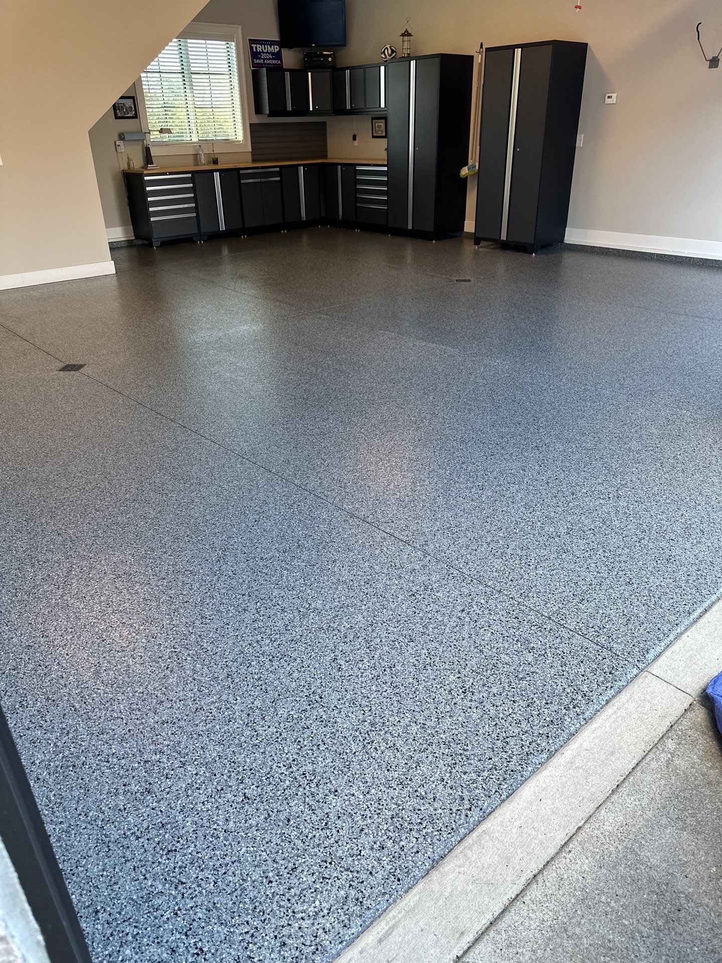 Garage Floor Coating using Nightfall by My Garage Floor Guys
