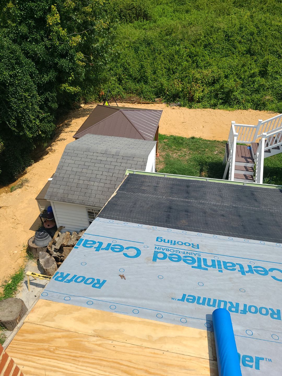 Woodbridge: Roof Replacement with CertainTeed Landmark Pro Designer Shingles in Max Def Colonial Slate by RM Banning, Inc.