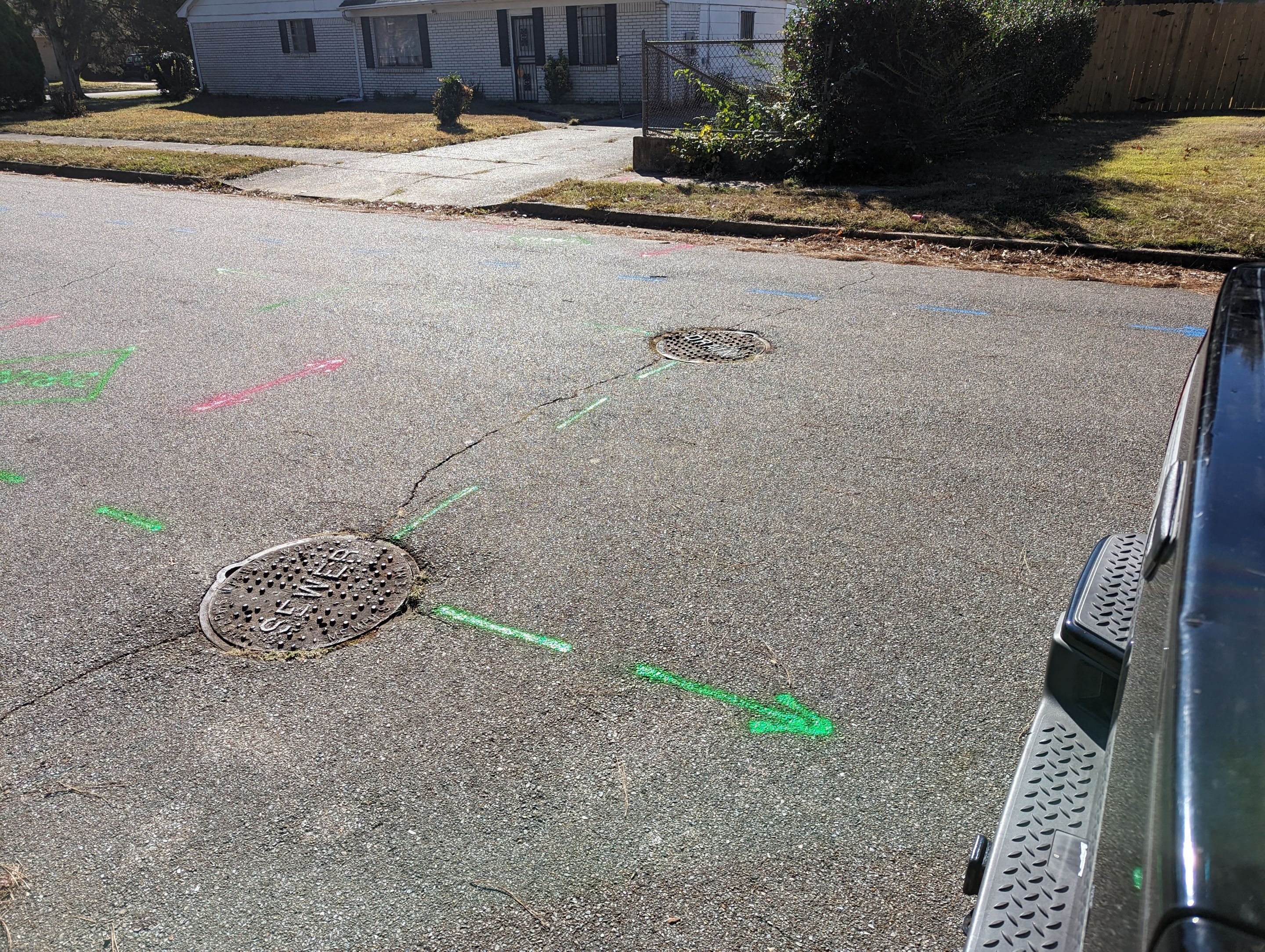 Utility Locating and Verification for Survey Crew by Alsip Locating Service, LLC