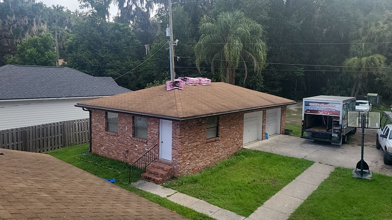 Residential Roofing Installation using Owens Corning TruDefinition Duration Shingles by Galaxy Builders, Inc.