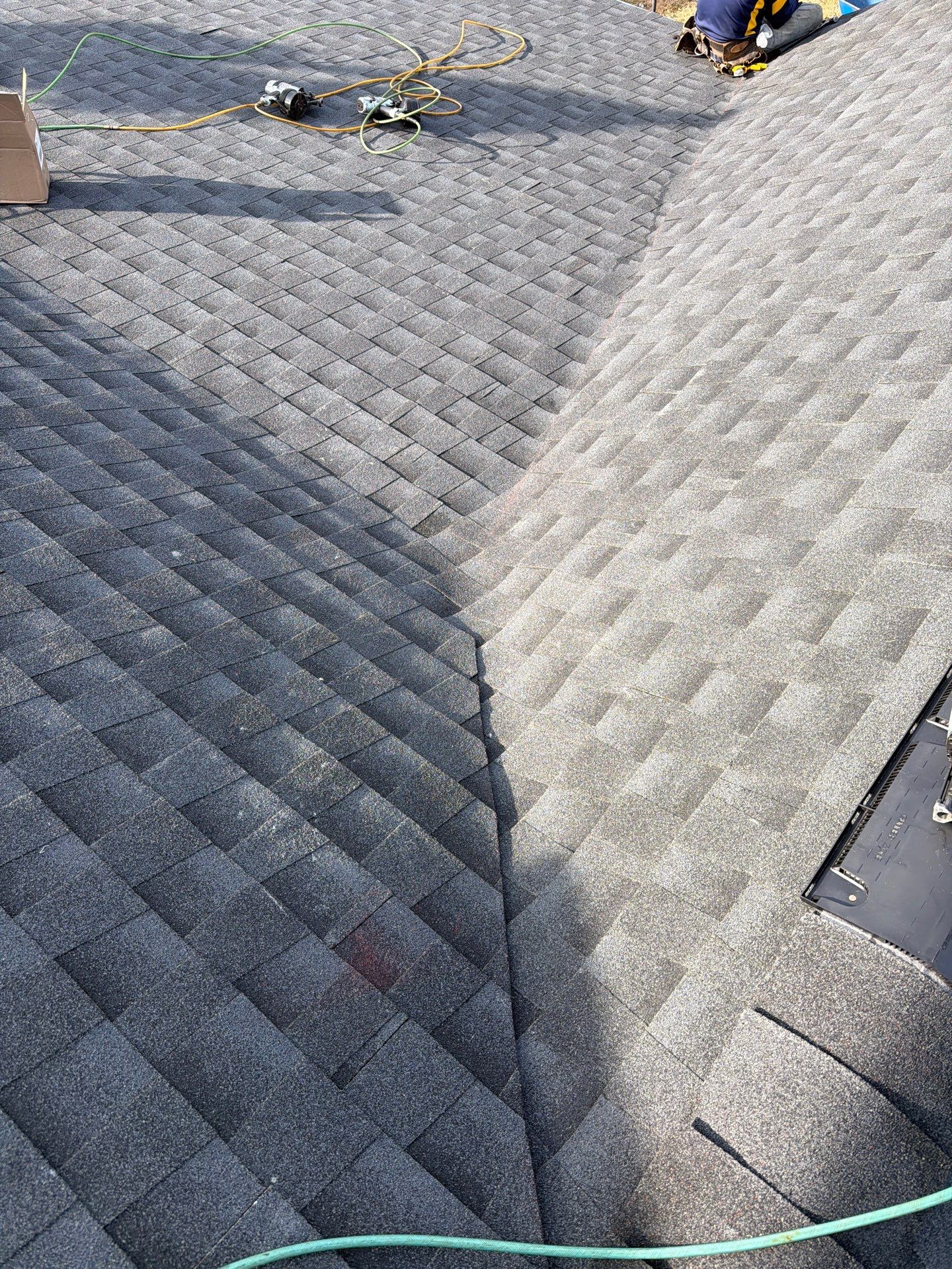 Residential Roofing Installation using GAF Timberline HDZ Charcoal by Rainstoppers Roofing