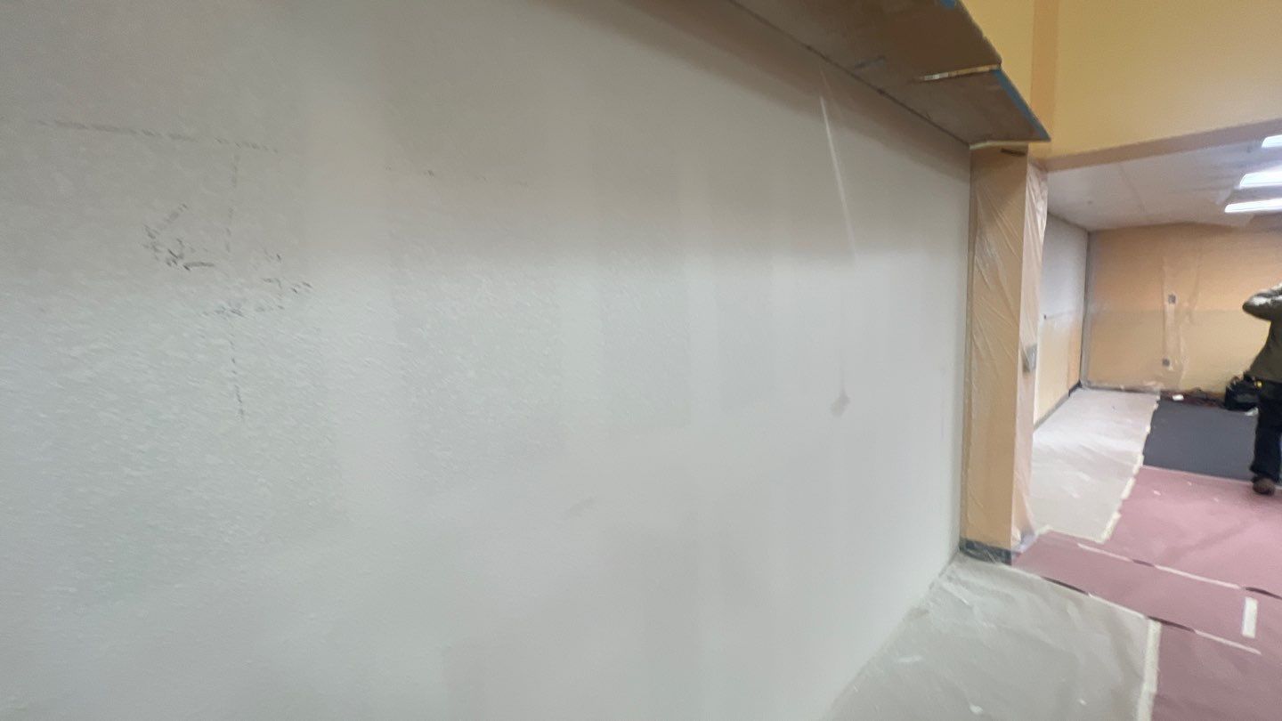Wall Repair and Door Installation by Dodson House Moving