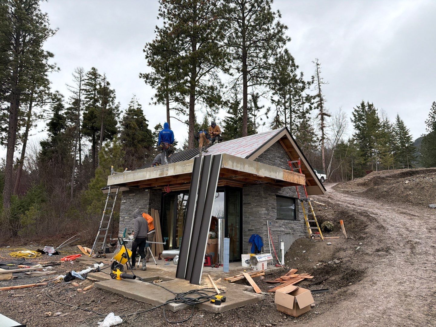 CMG ULG Mechanical Lock Standing Seam - Dark Bronze by Montana Roofing Solutions