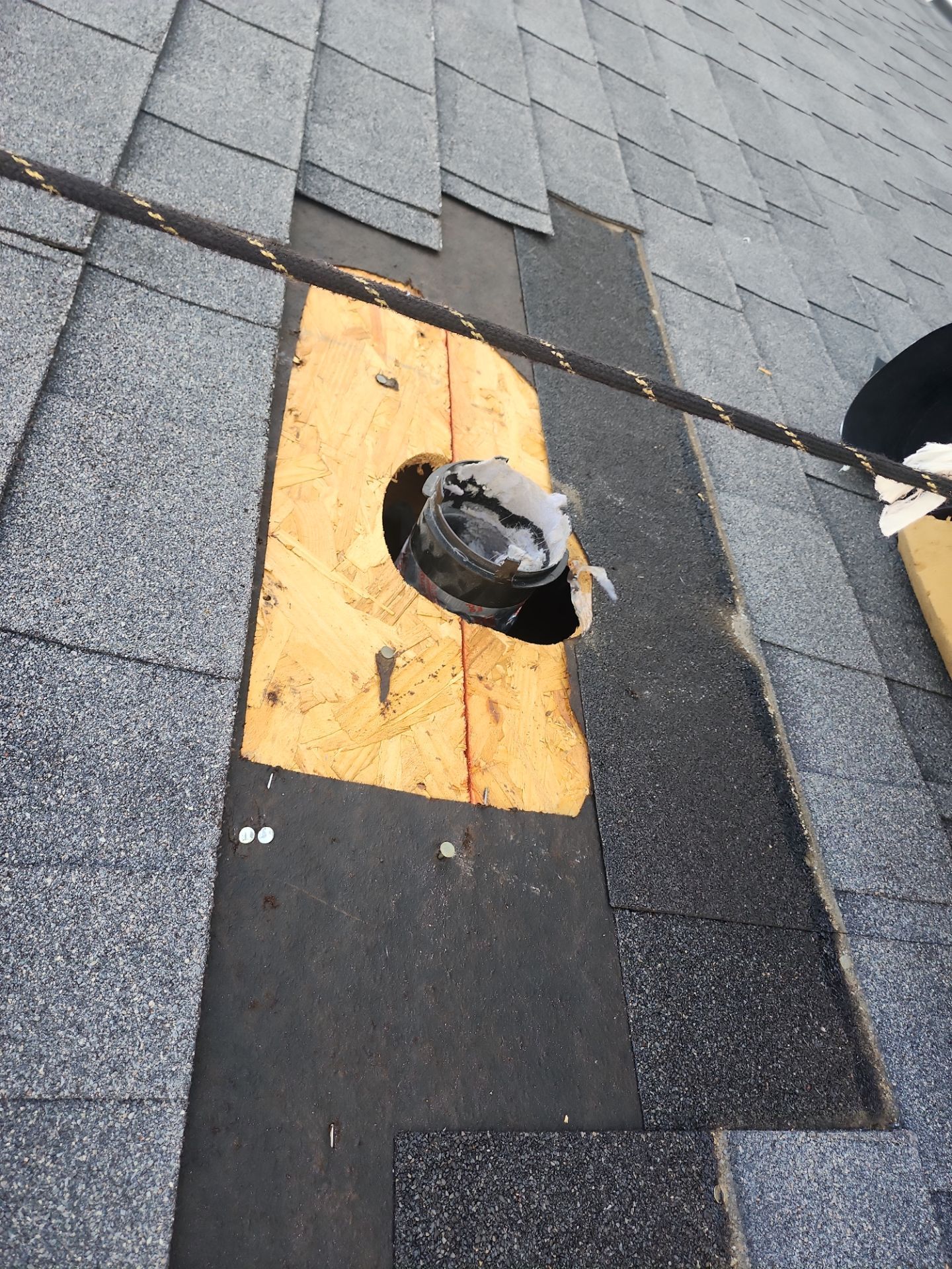 Hail Damage using Owen's Corning Duration (Lifetime) Shingles by Roof Repair Services LLC