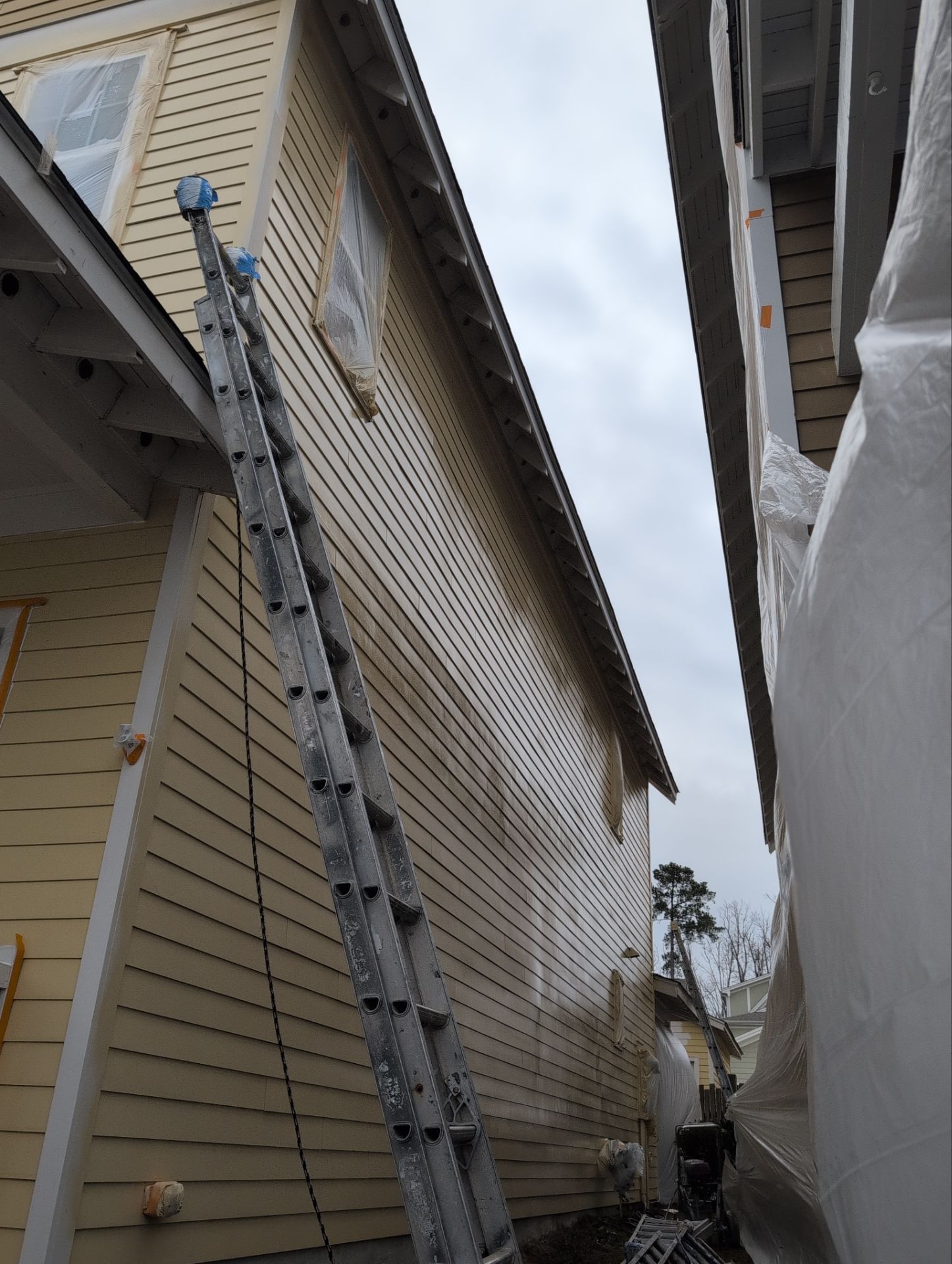 Exterior painting Chapel Hill NC G. Woods by GonzalezPainters & Contractors Inc 