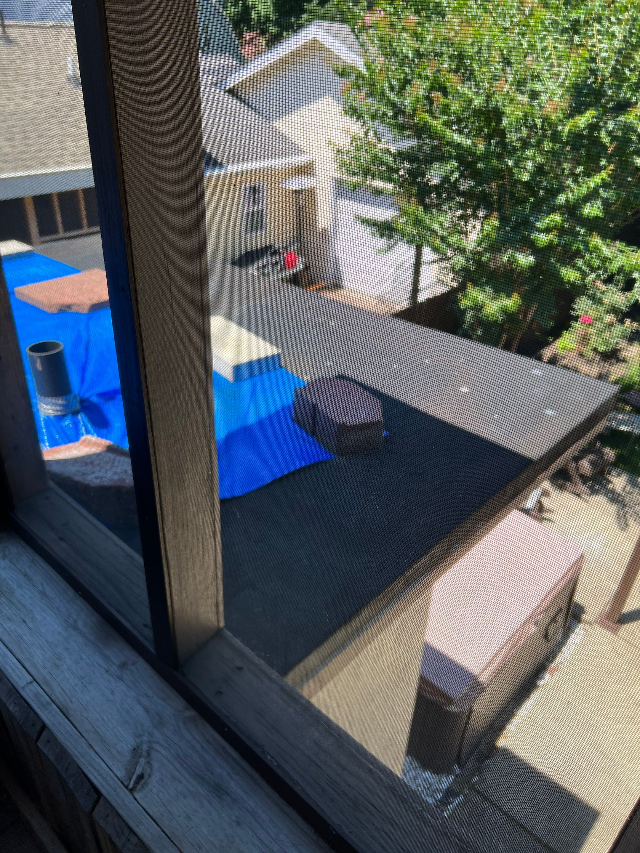 Rubber Roof and Gutter on Addition  by Secure Construction Company Inc