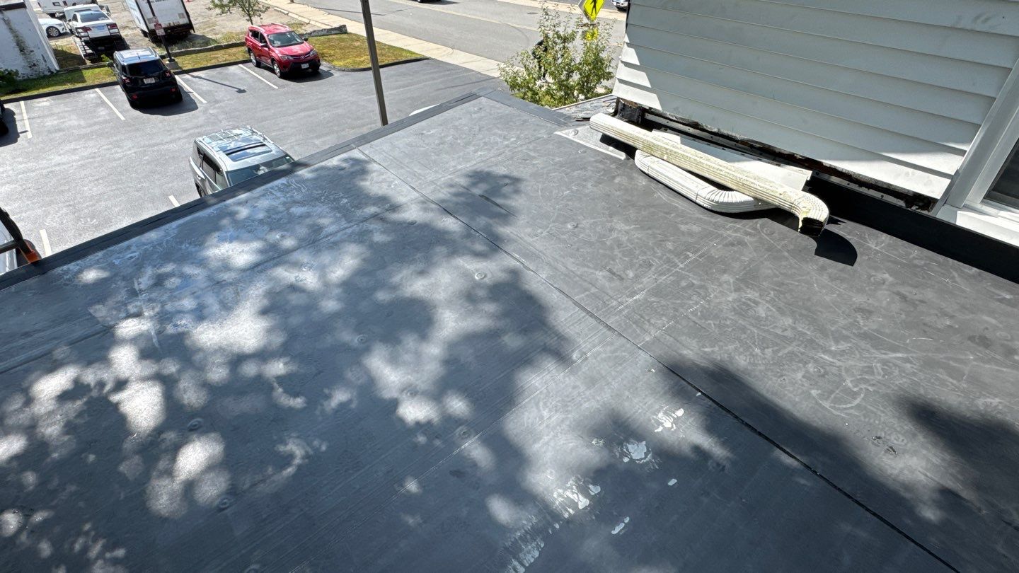 EPDM Flat Roof Installation with ISO Board on Existing Structure by Sensible Home Solutions