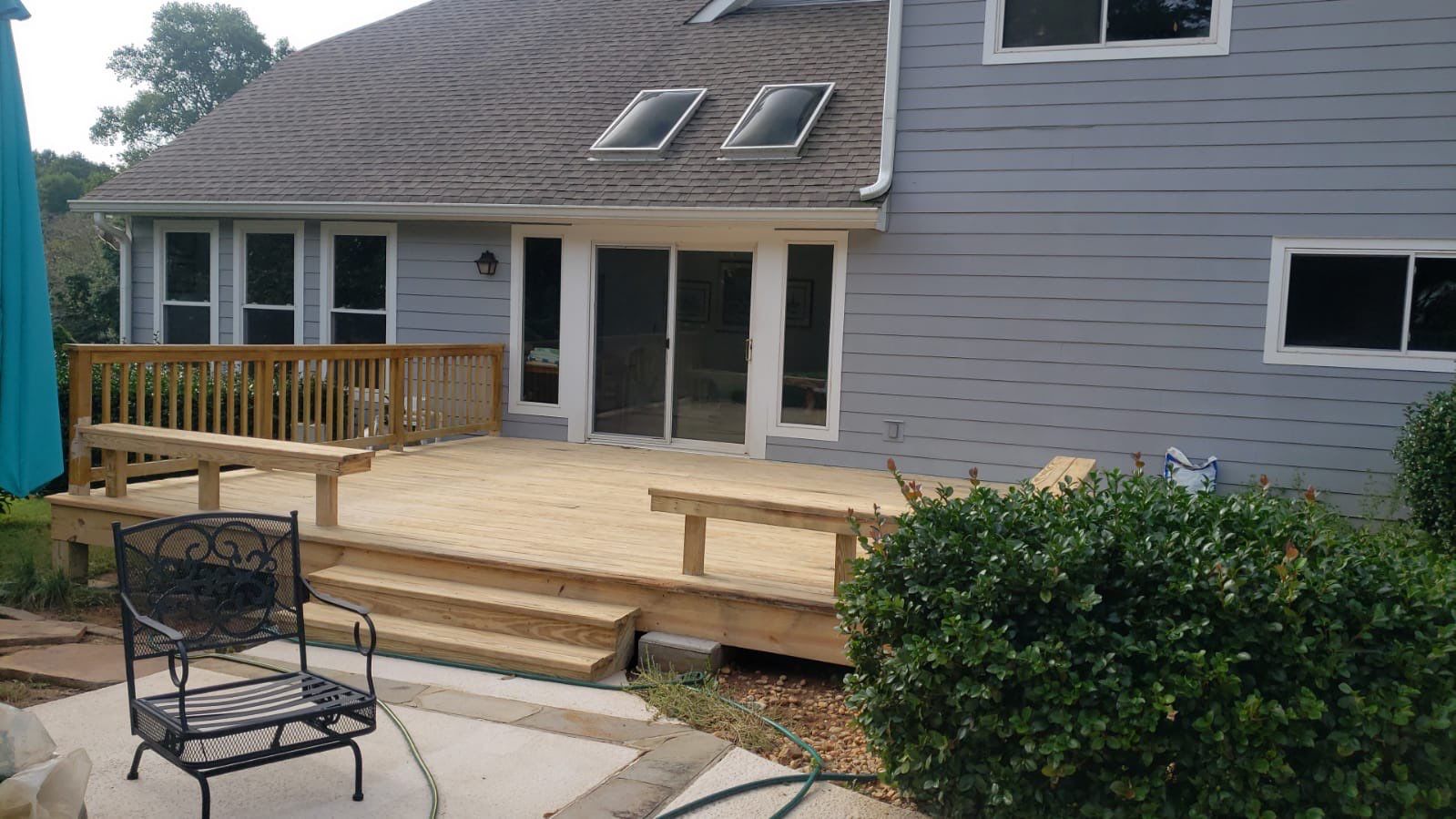 Multi-Level Deck Staining and Refinishing in Roswell Georgia by Swift Home Renovations