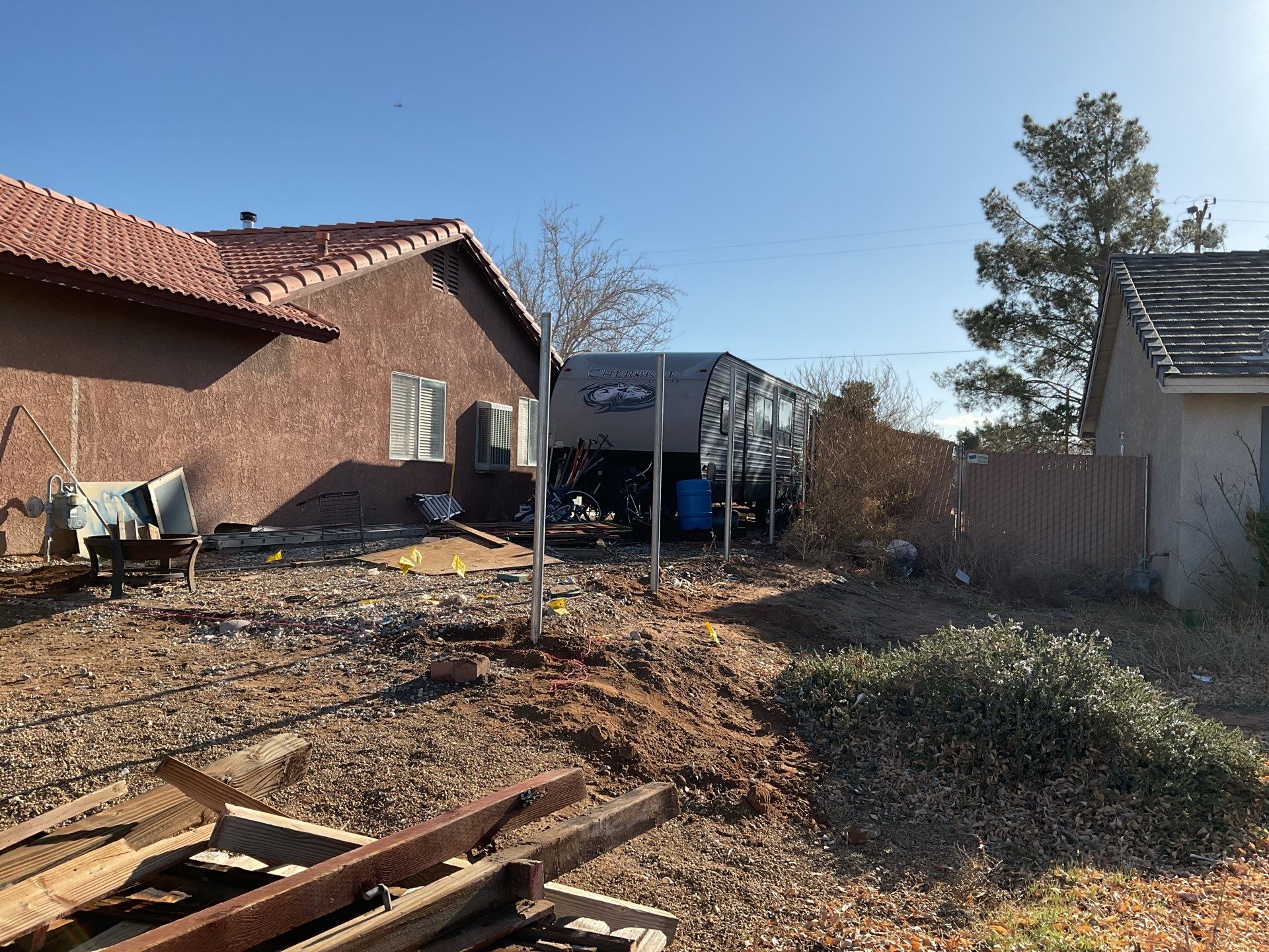 Fence Installation using Privacy chain link  by Fence Guys Inc. 