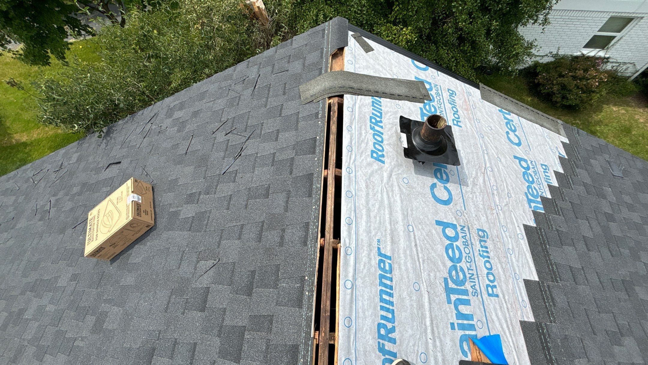 Roof Replacement using CertainTeed Landmark by 180 Contractors