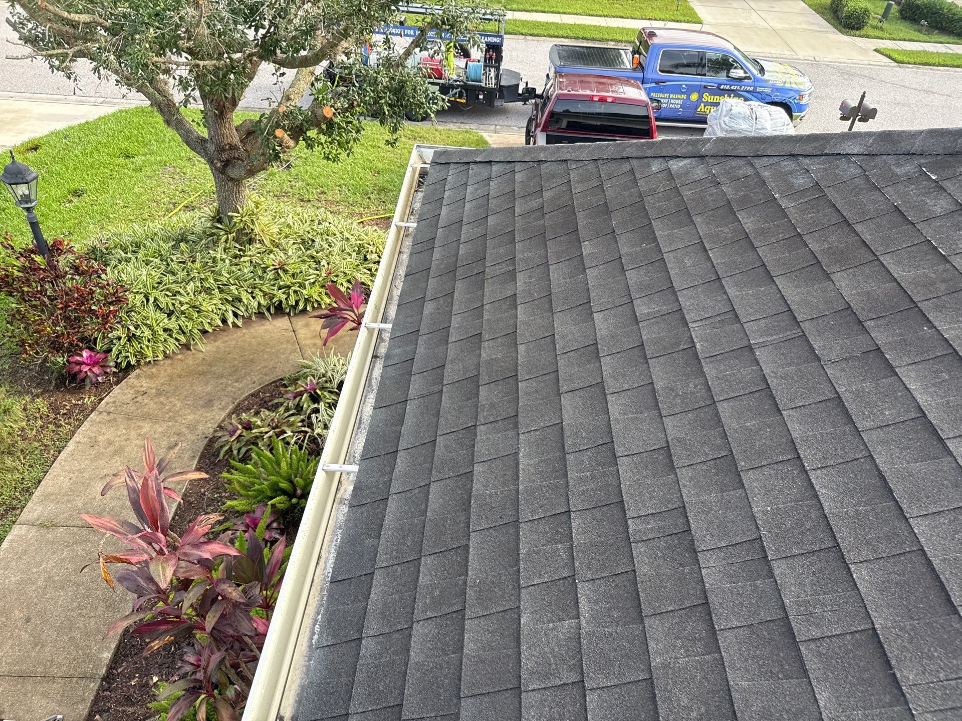 Pre-Sale Exterior Cleaning – Forest Creek Community, Parrish, FL by Sunshine AquaWash