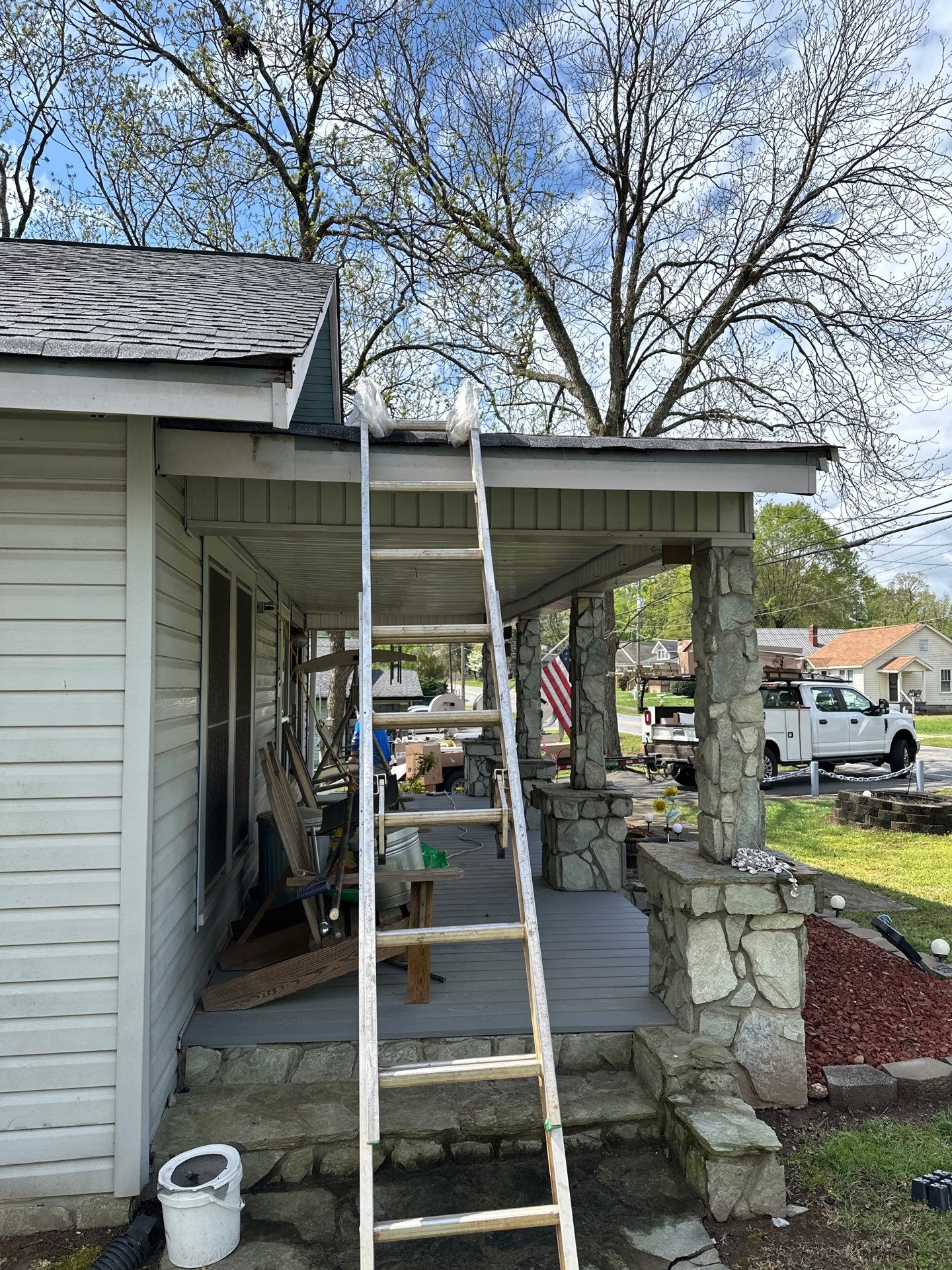 6" Seamless Low Gloss White Gutters and Guards  by Peak 2 Peak Services LLC
