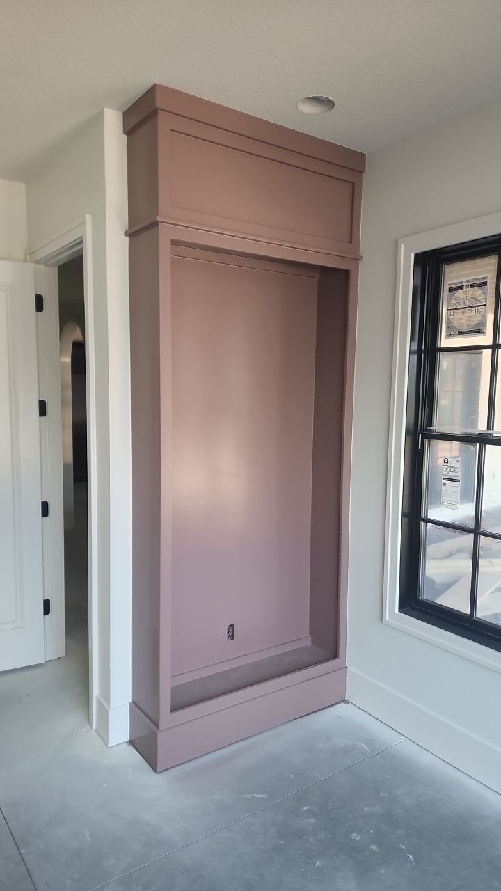 New home construction paint job by Cutting edge painting 