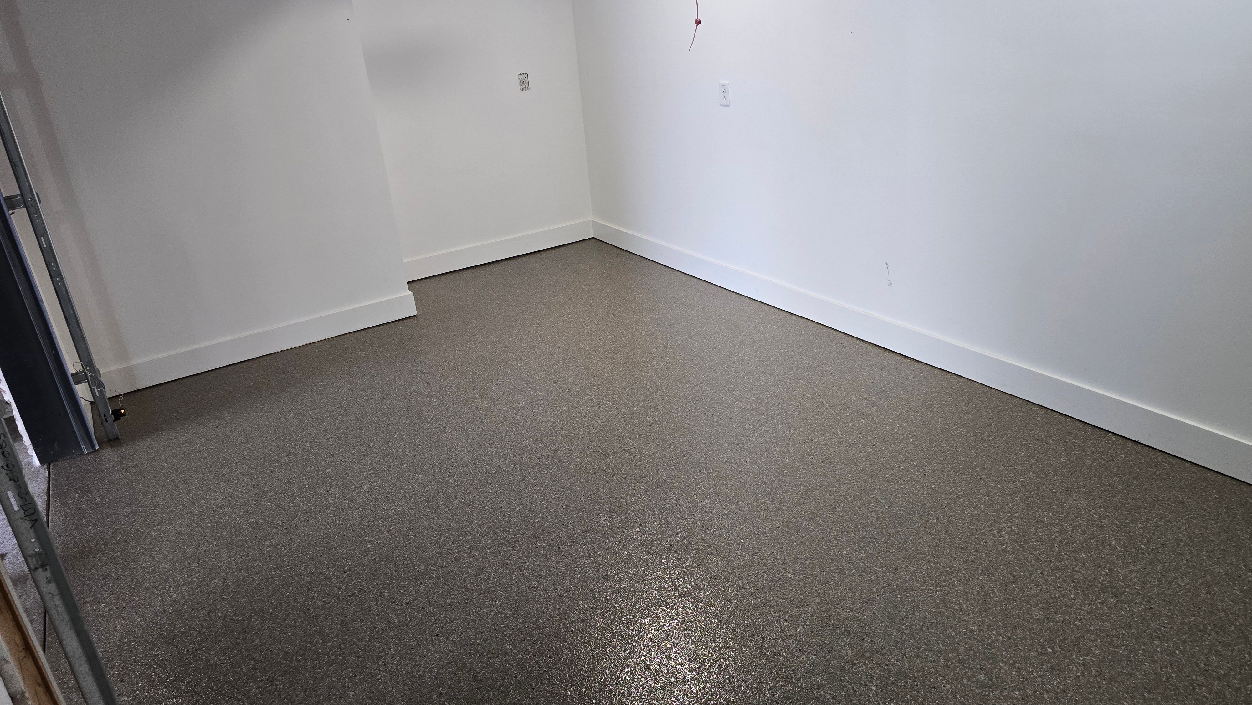 Two Garages Completed Using Obsidian by Elite Floor Solutions