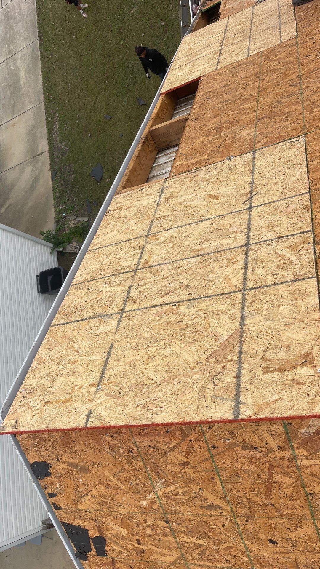 Roof replacement by wind damage by Just Brilliant Restoration JBR