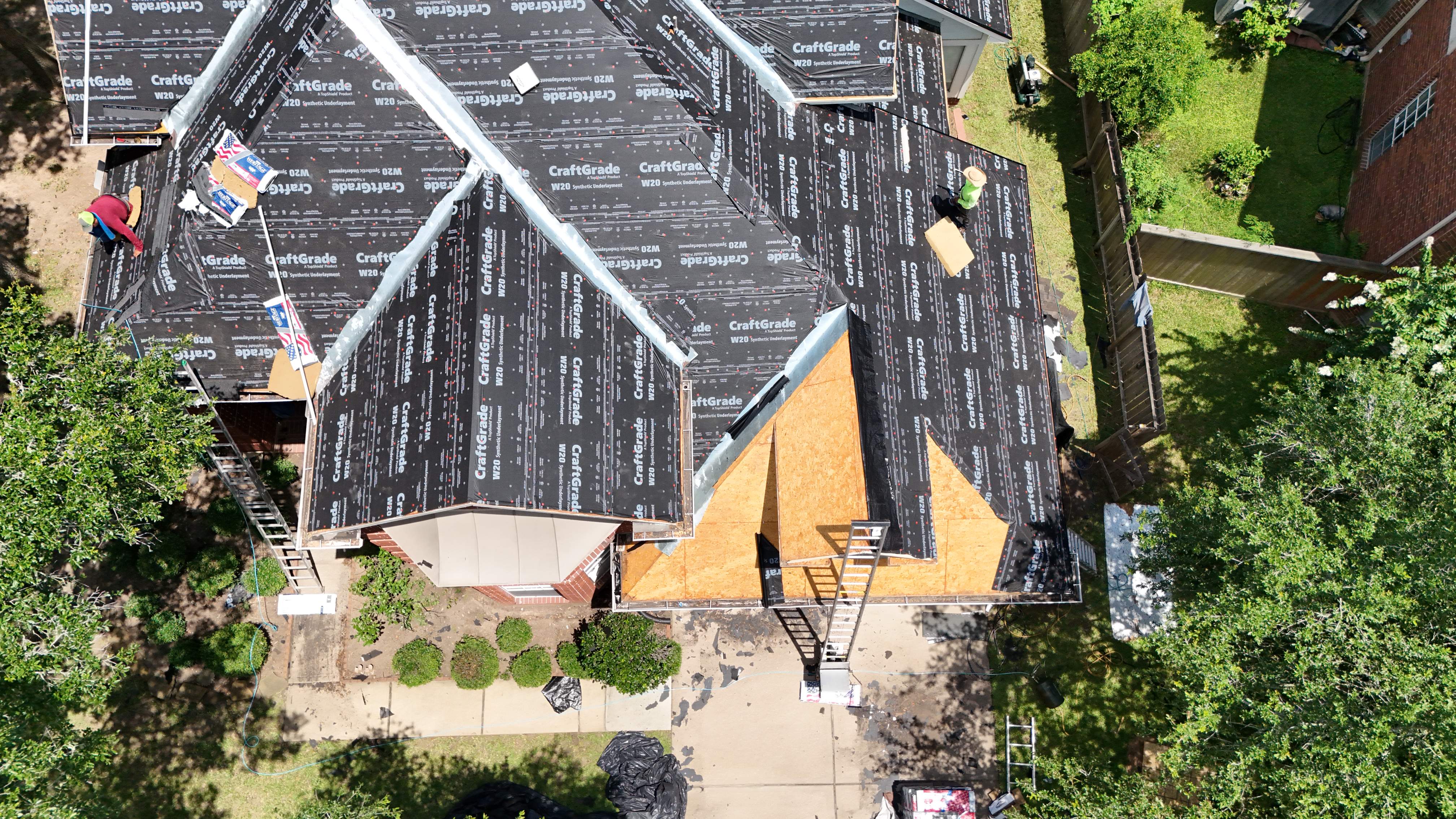 Full Re-Deck & Charcoal Roof Replacement — Sugar Land, TX by PL Roofing & SB Roofing, LLC.