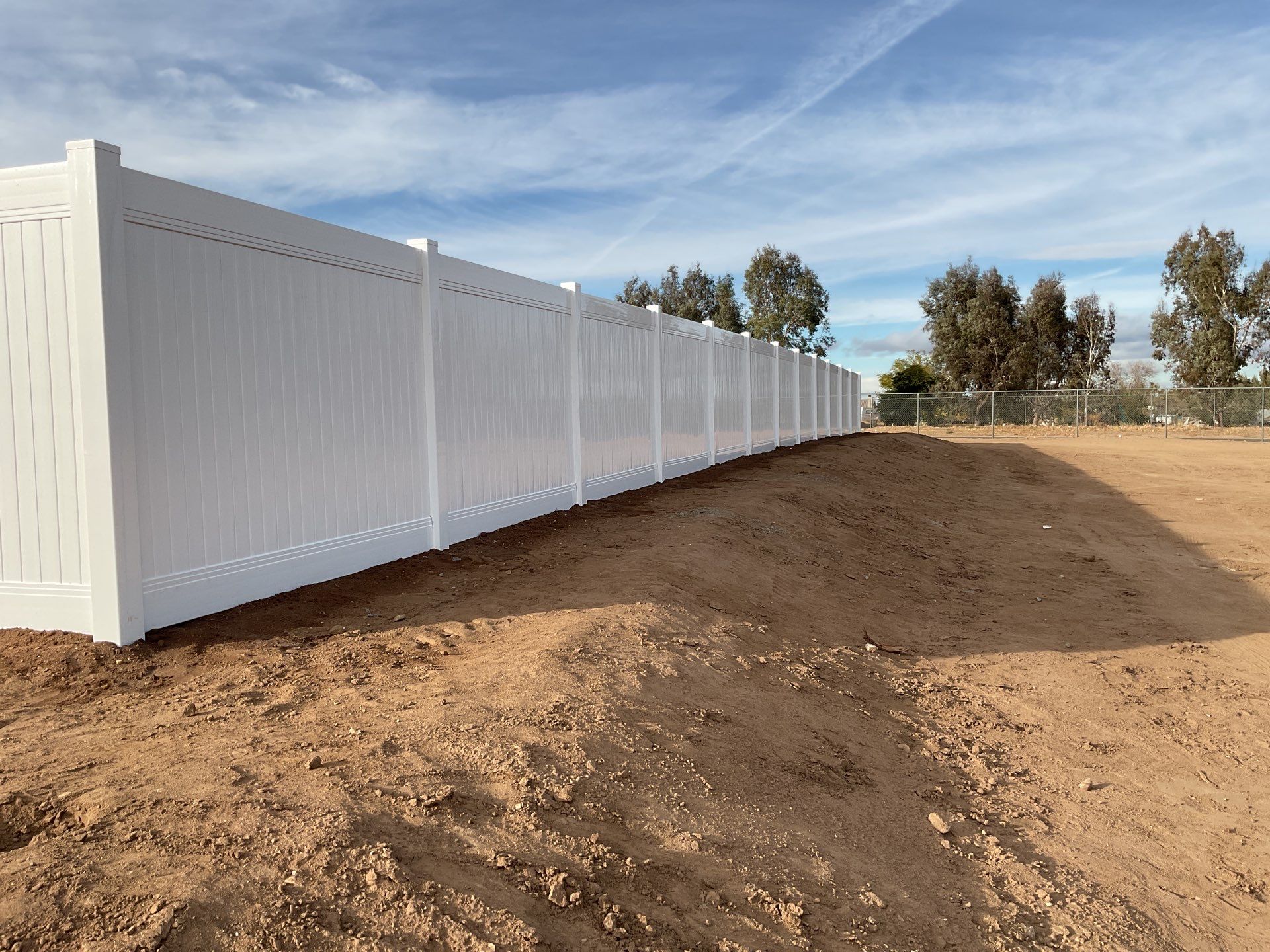 Fence Installation using Vinyl by Fence Guys Inc. 