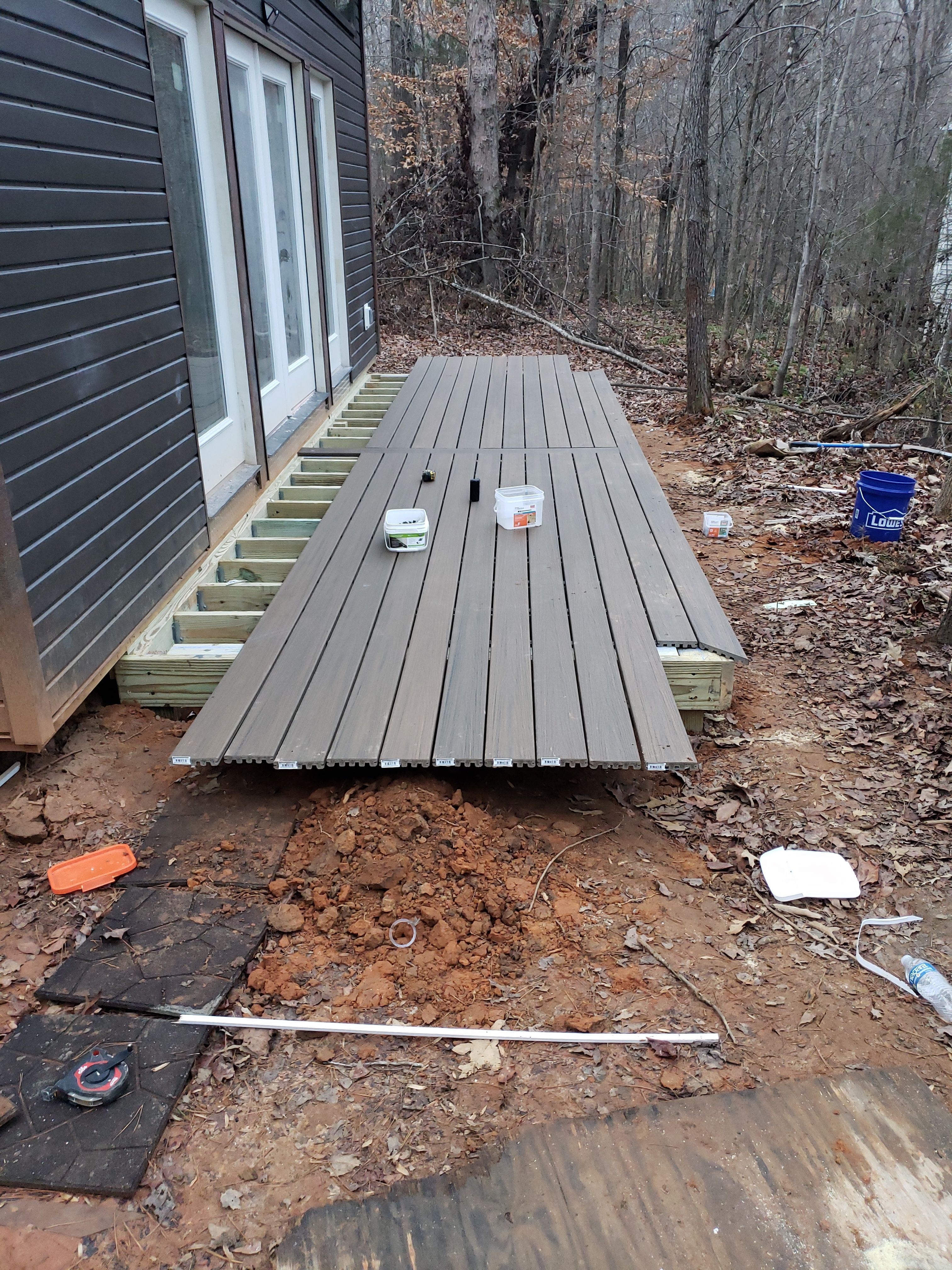 Low-Profile Composite Deck Build by A Step Above Handy LLC 