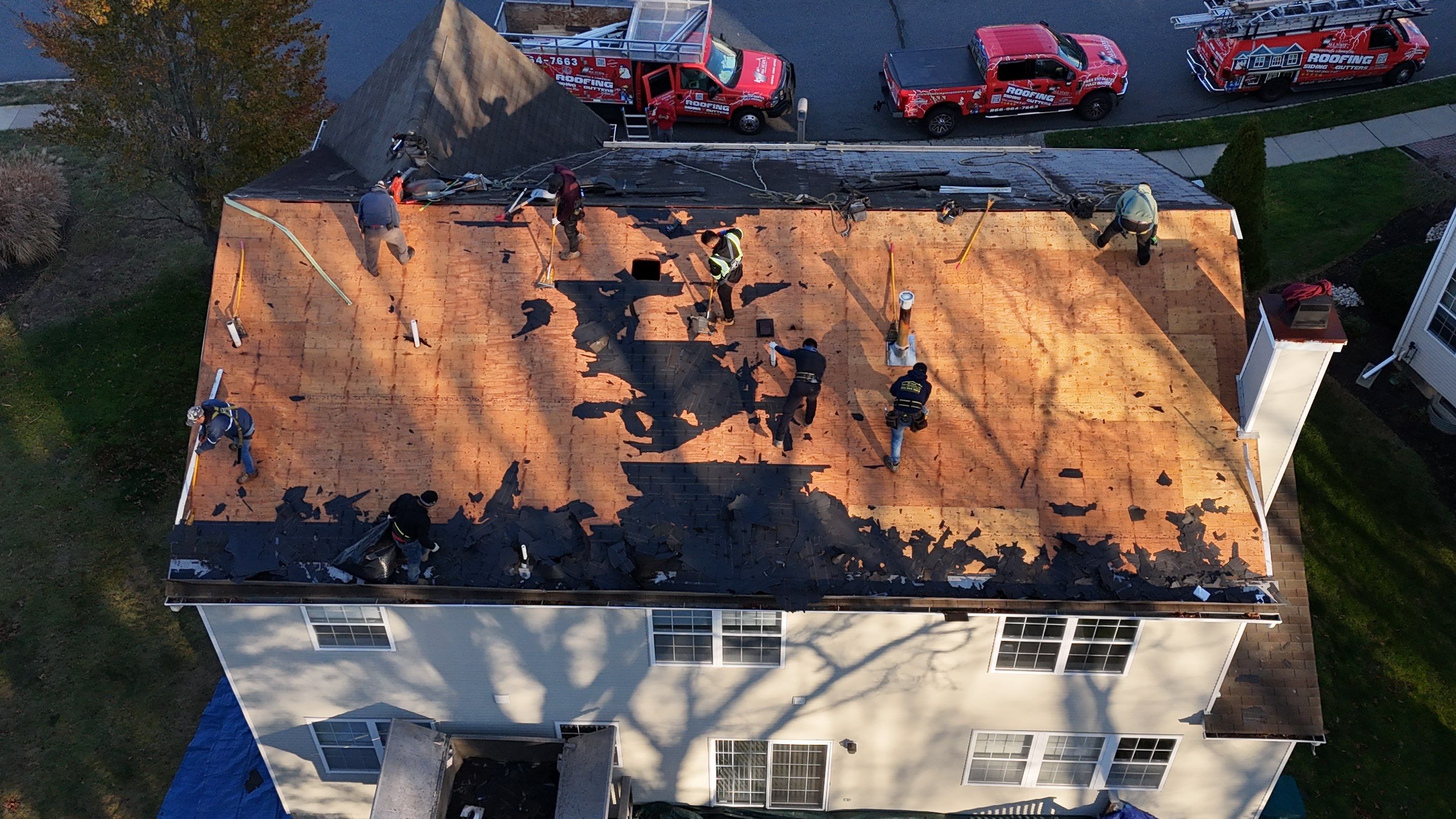 Roof Project in East Brunswick by All State Home Improvement Inc.