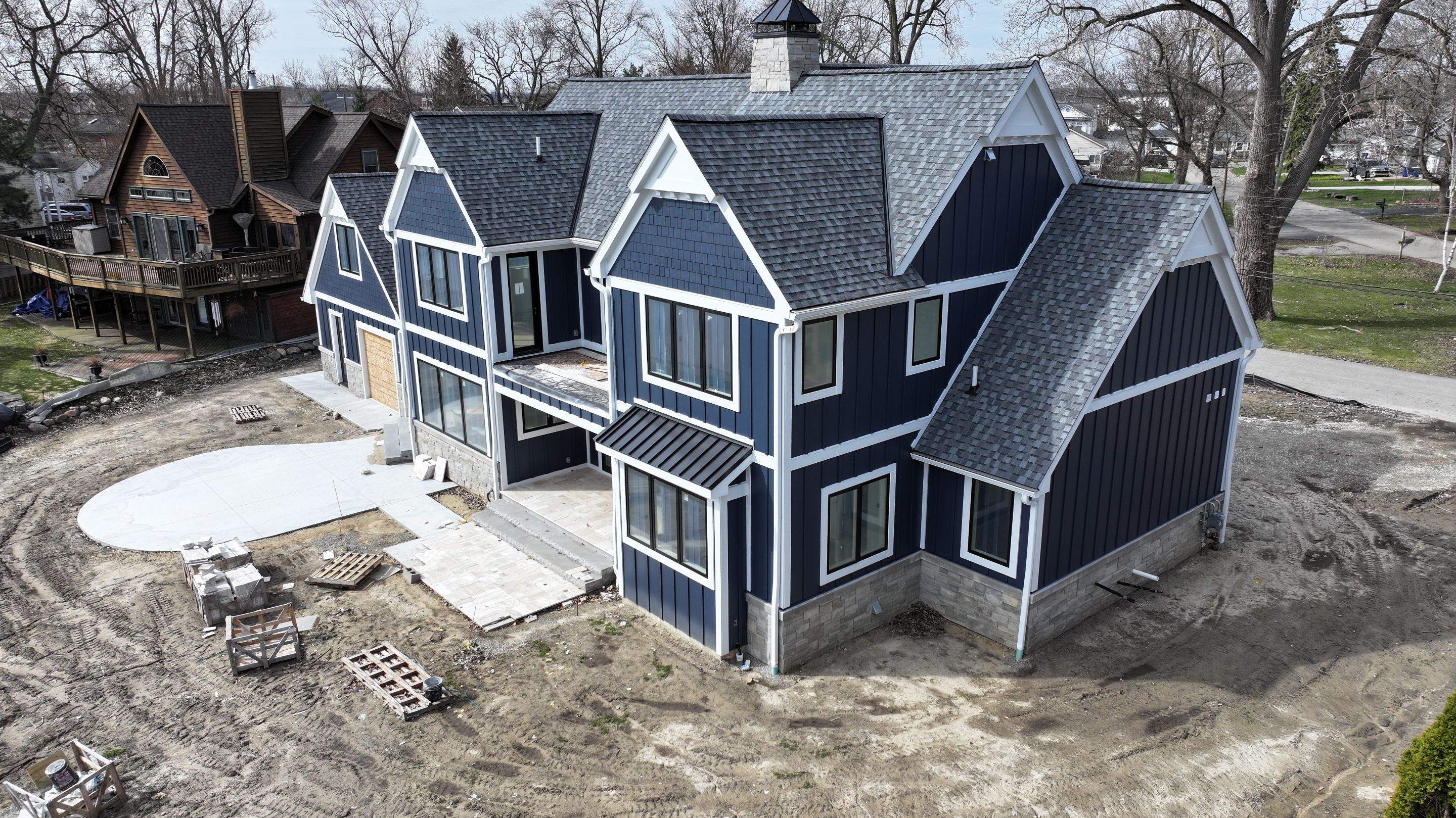 New Construction James Hardie Siding Installation by Bloomfield Construction & Restoration